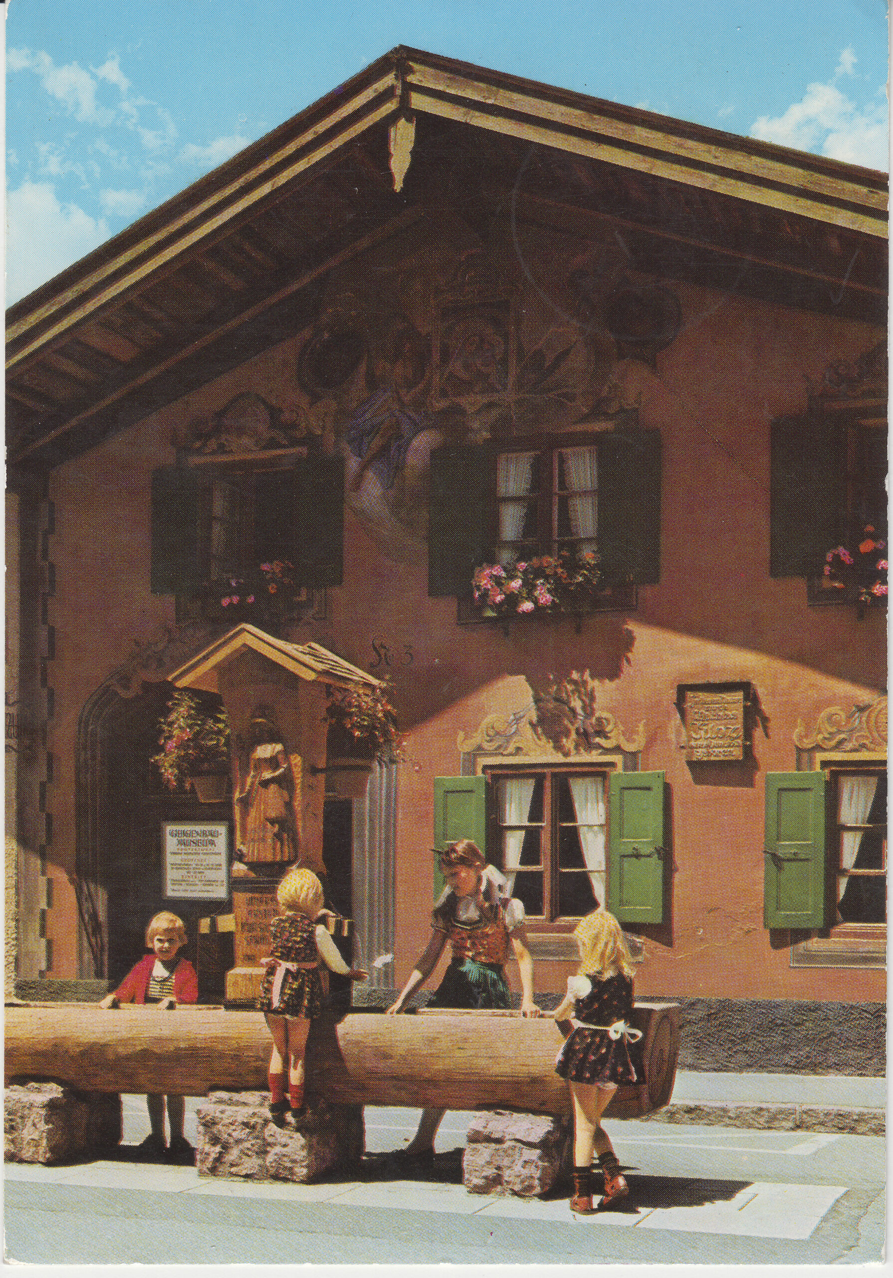 0.702- 25.31 Kruger Postcard Germany Mittenwald