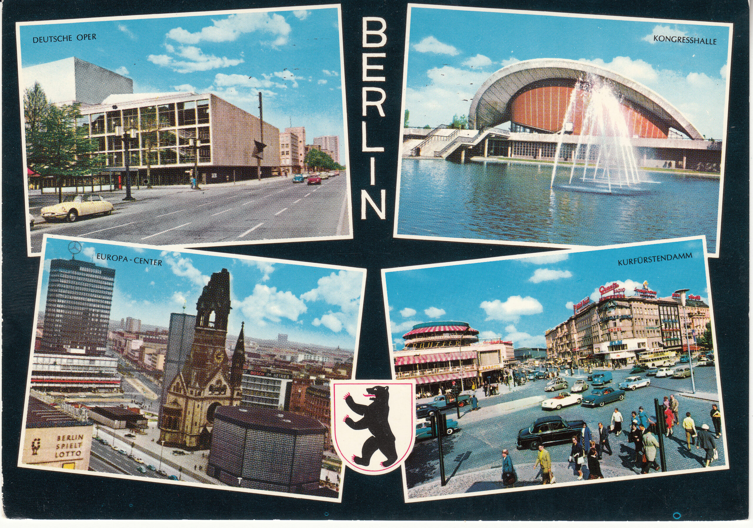 0.921- 84 Kruger Postcard Germany Berlin