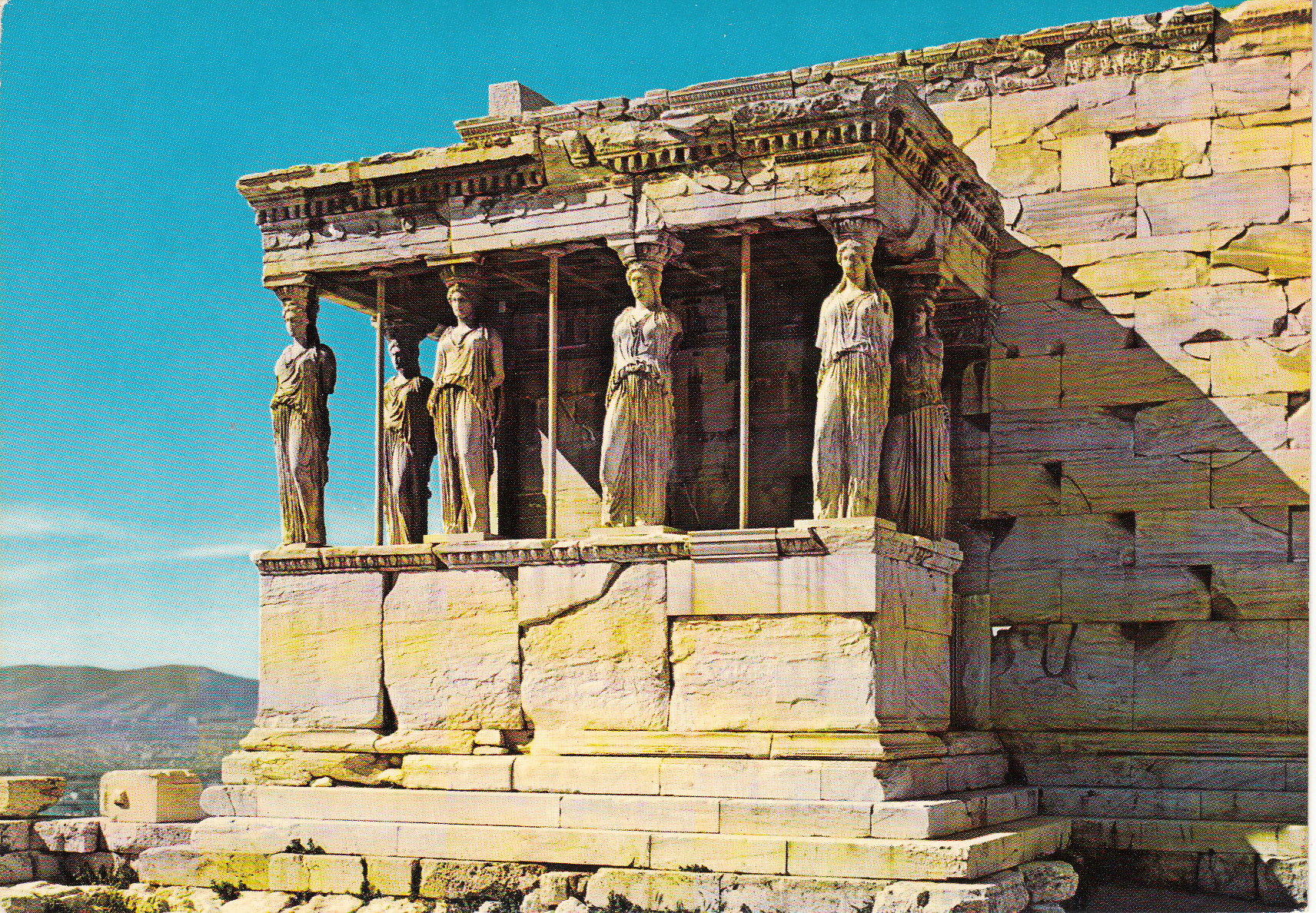 0.985- 12 Krüger Postcard Greece Athens
