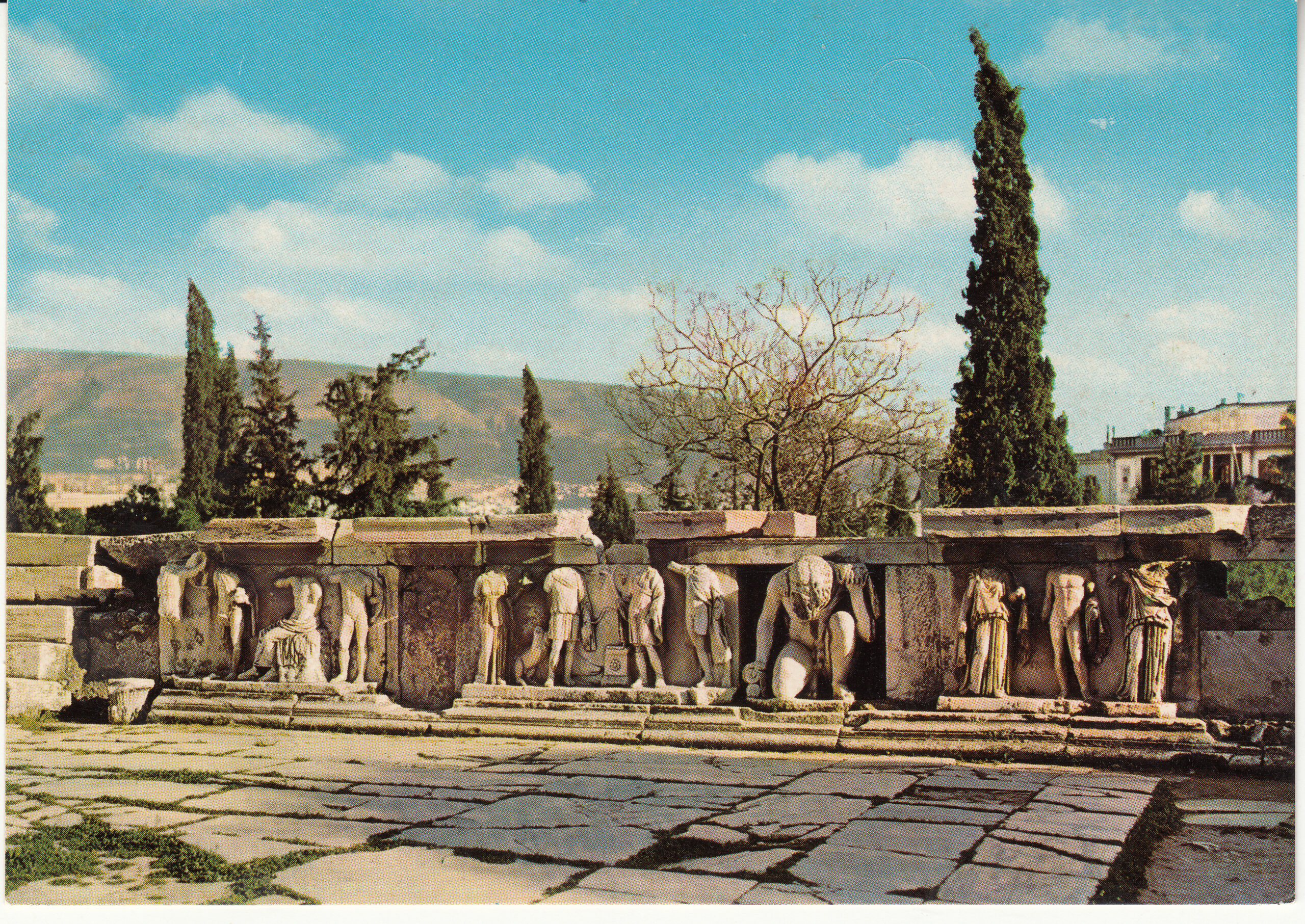 0.985- 8 Krüger Postcard Greece Athens