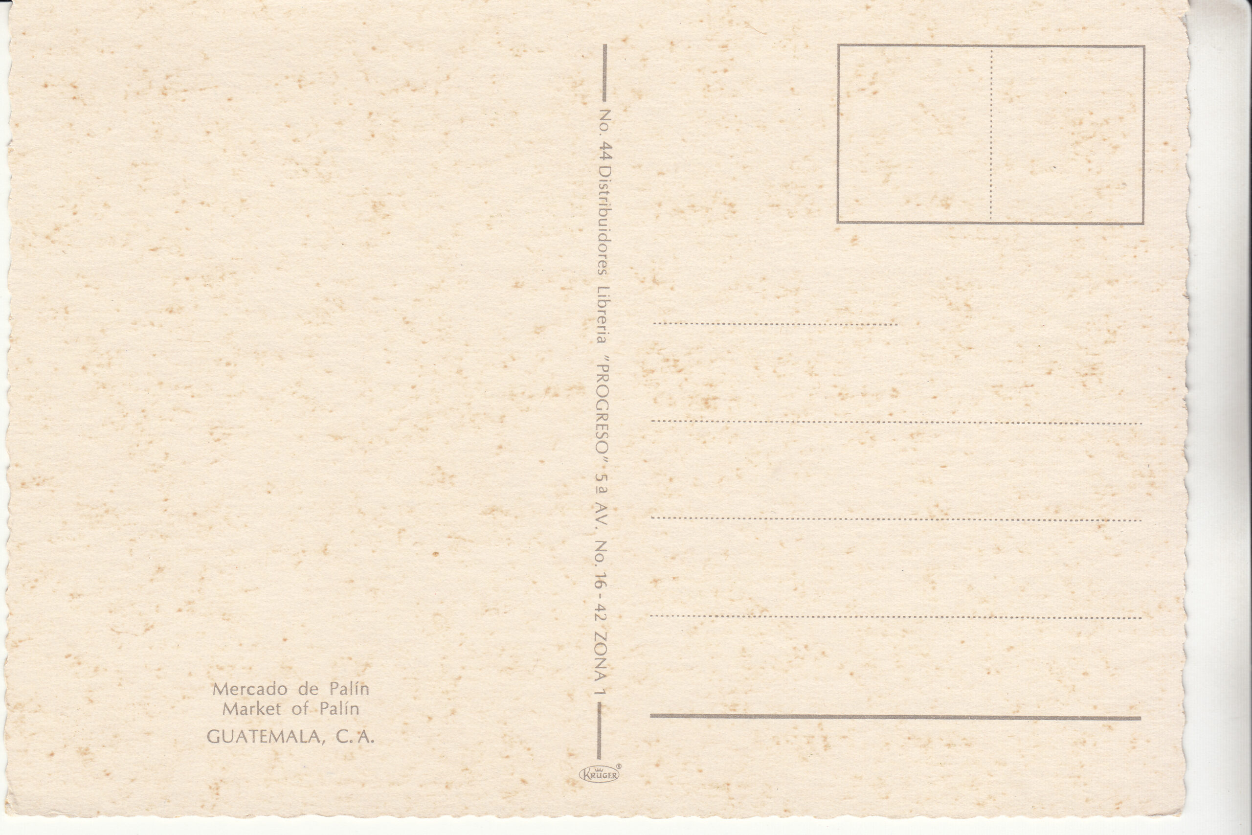 1.420- 44 Kruger Postcard Guatemala_0001