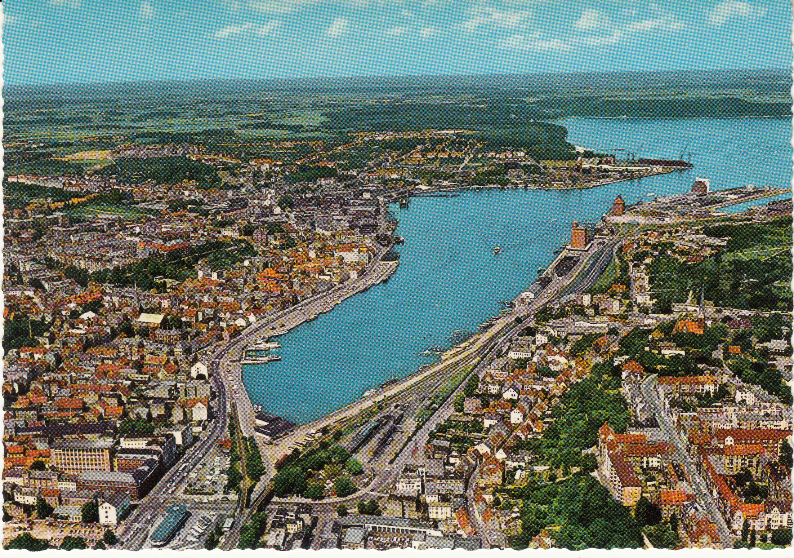 0.706- 12 Krüger Postcard Germany Flensburg