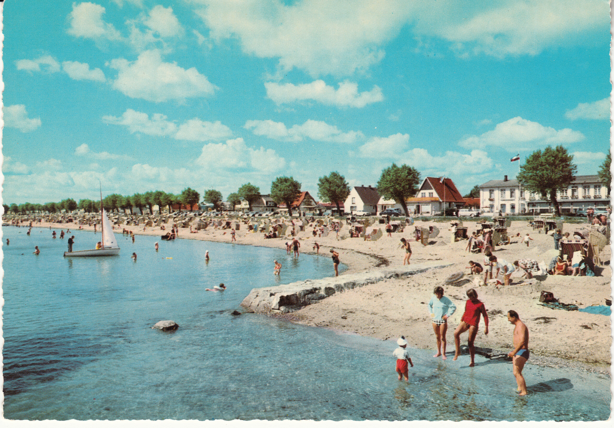 0.708- 7 Krüger Postcard Germany Haffkrug