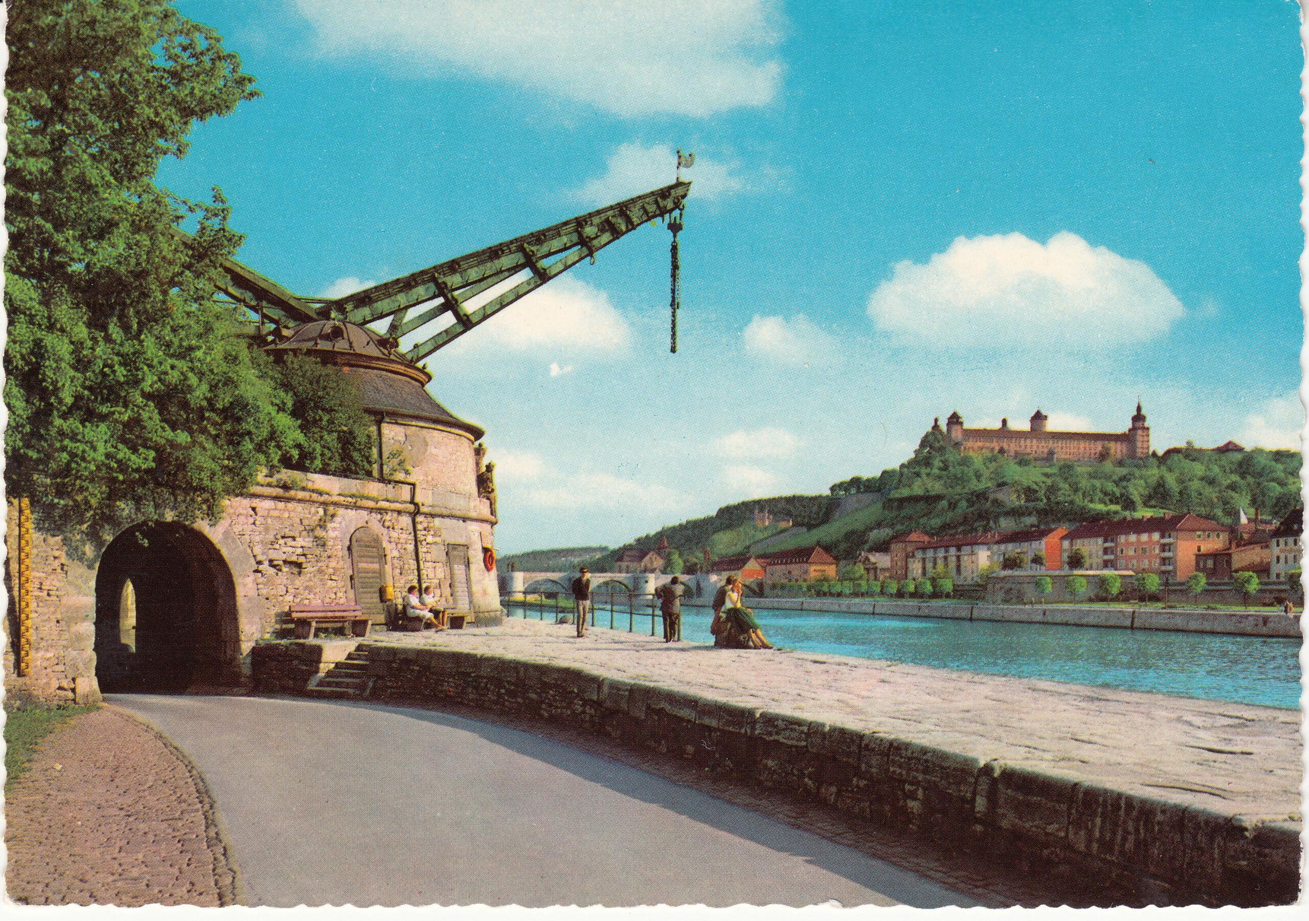 0.711- 18 Krüger Postcard Germany Würzburg