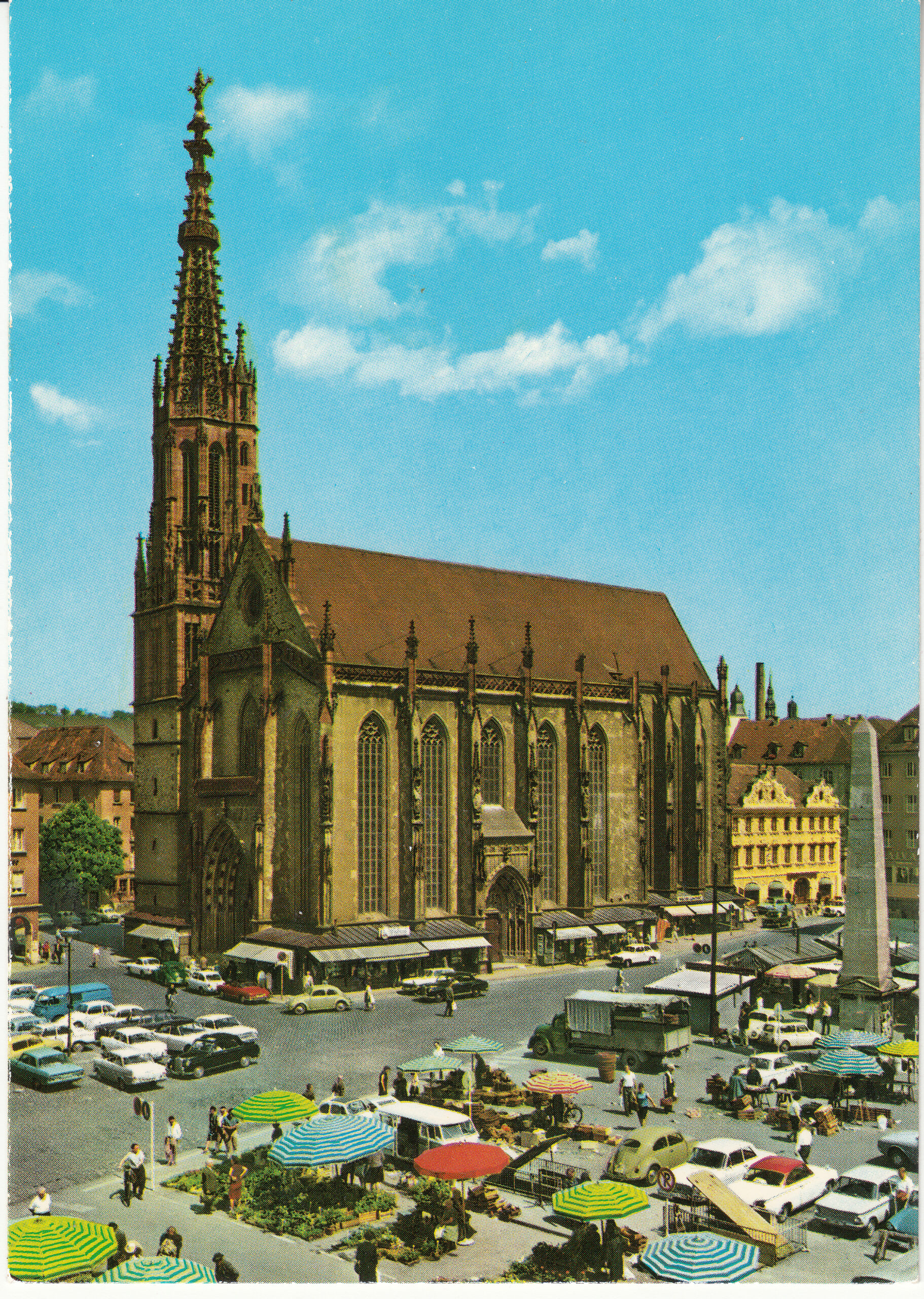 0.711- 23.31 Krüger Postcard Germany Würzburg