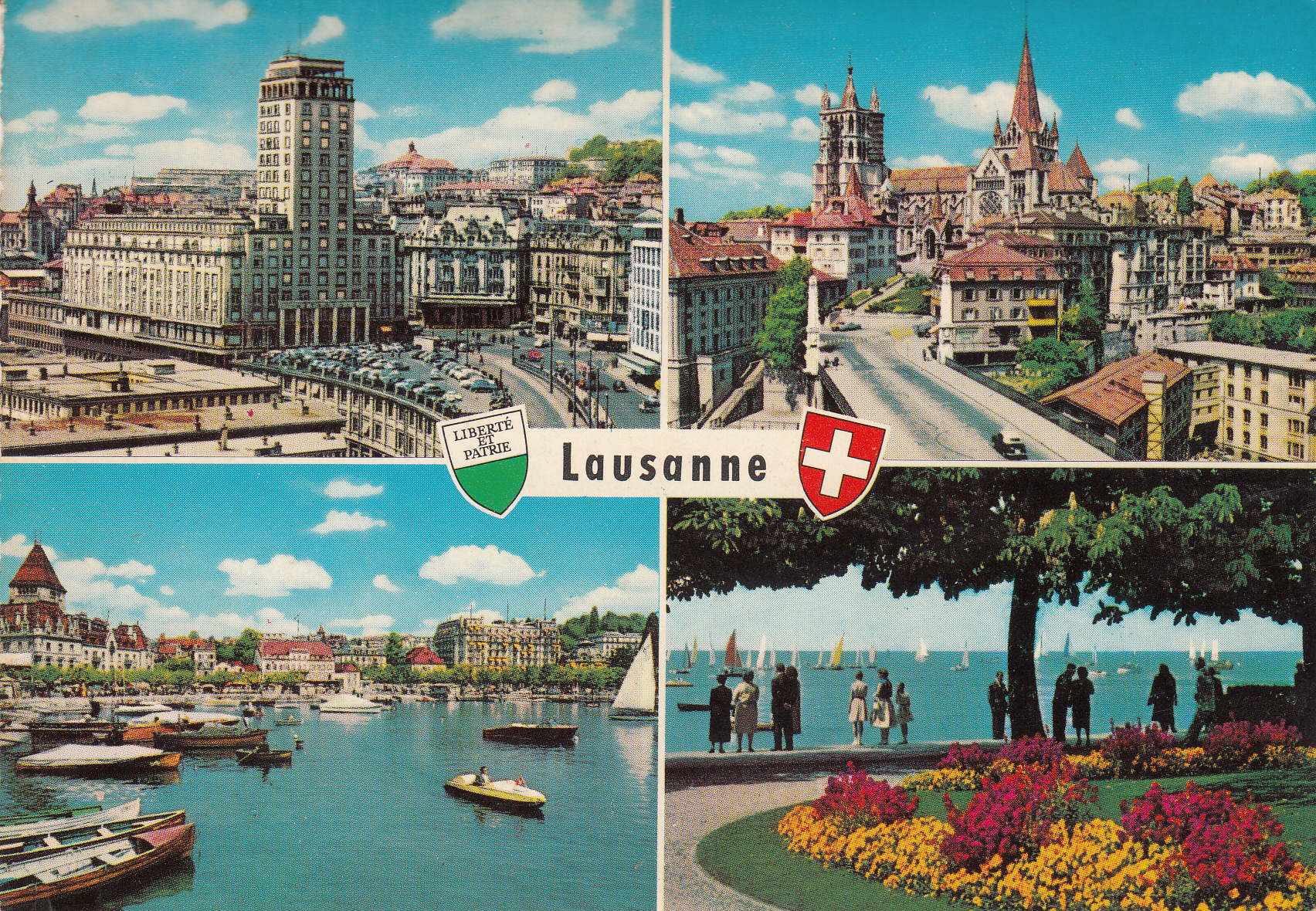 0.944- 20 Krüger Postcard Switzerland Lausanne