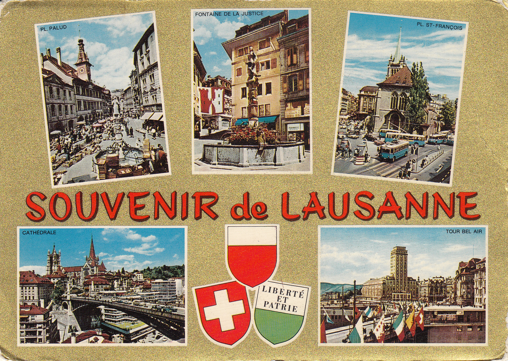 0.944- 37 Krüger Postcard Switzerland Lausanne