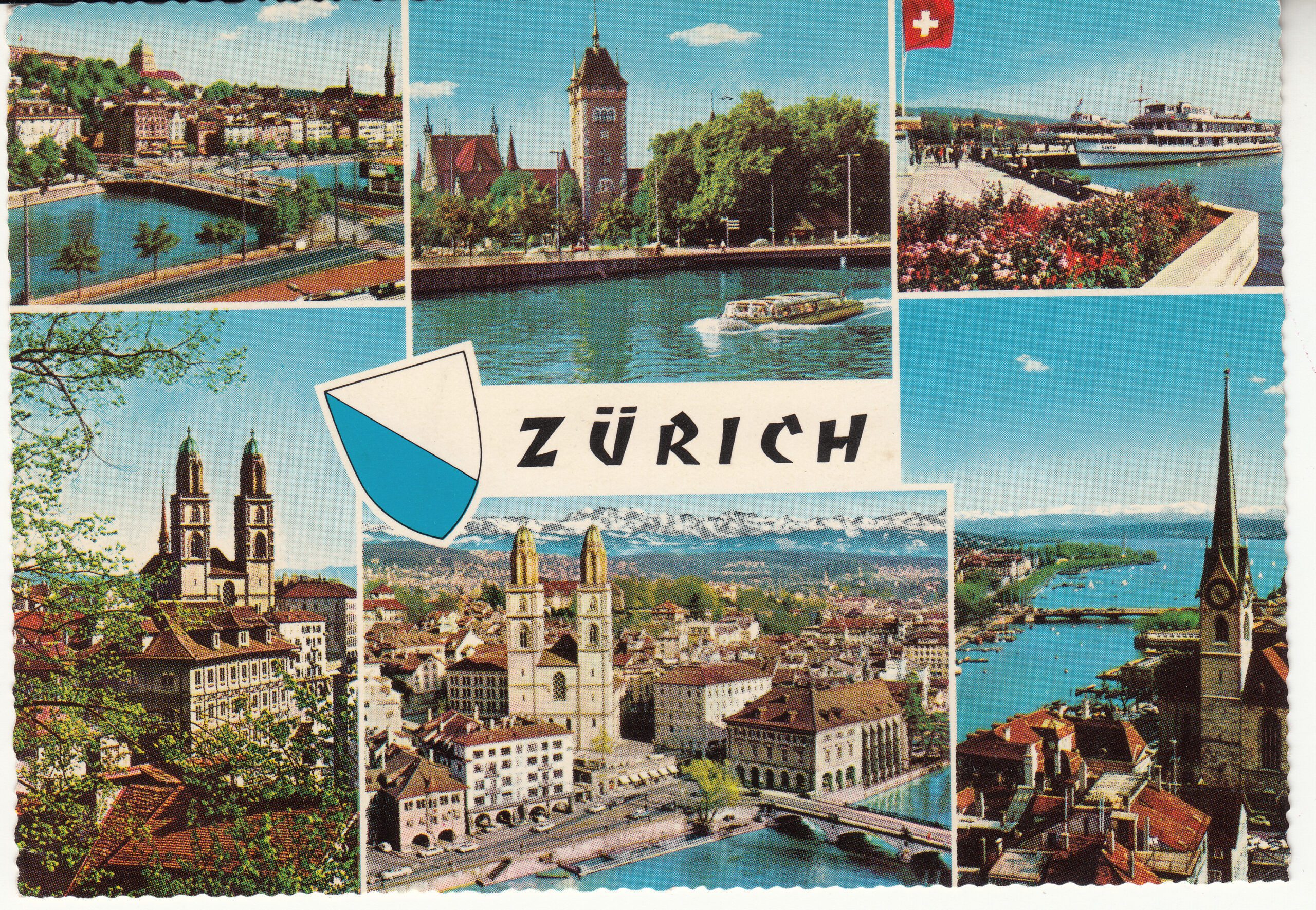 0.946-111 Krüger Postcard Switzerland Zürich