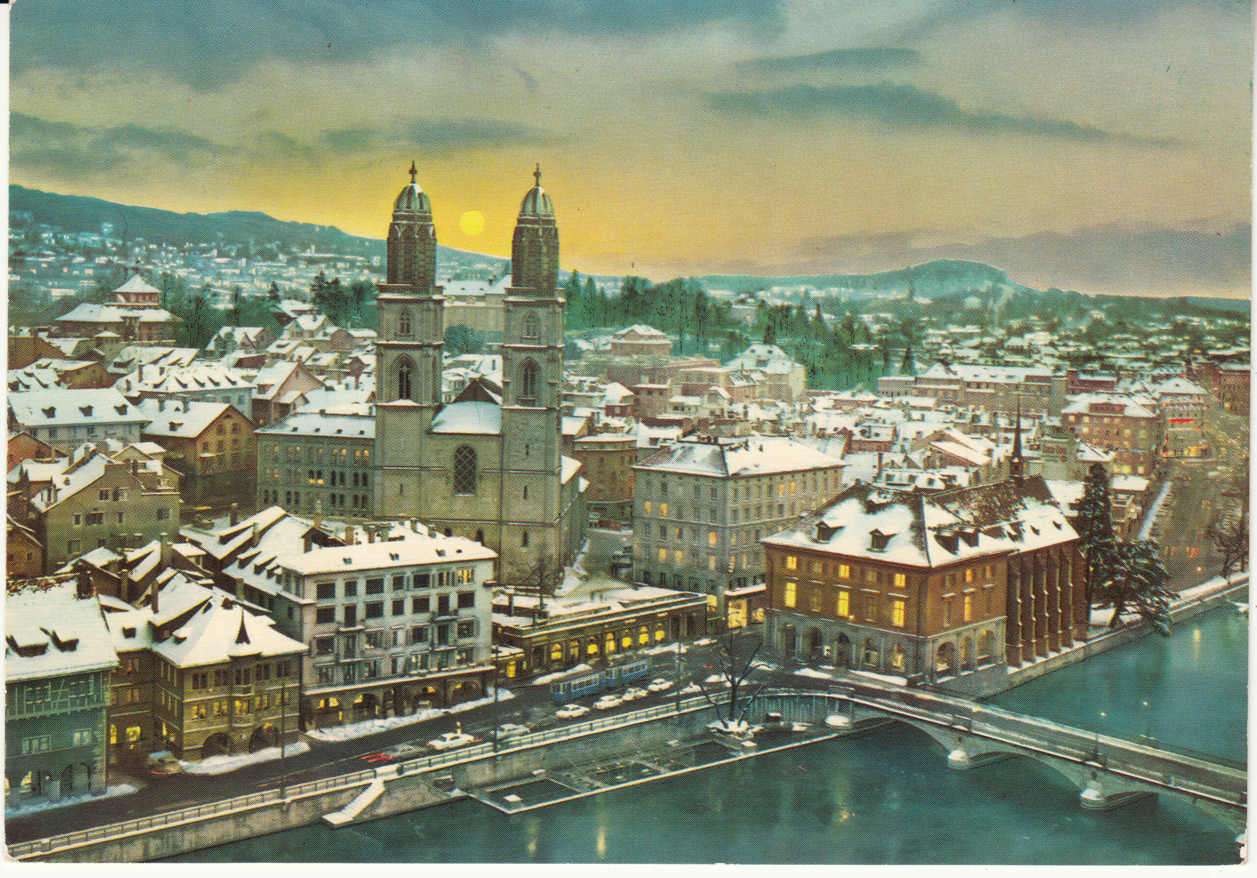 0.946-118 Krüger Postcard Switzerland Zürich