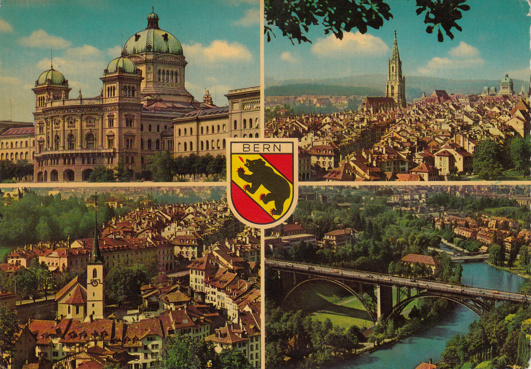 0.948- 11 Krüger Postcard Switzerland Bern