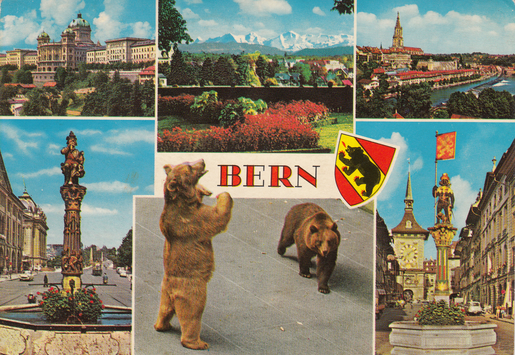 0.948- 16 Krüger Postcard Switzerland Bern