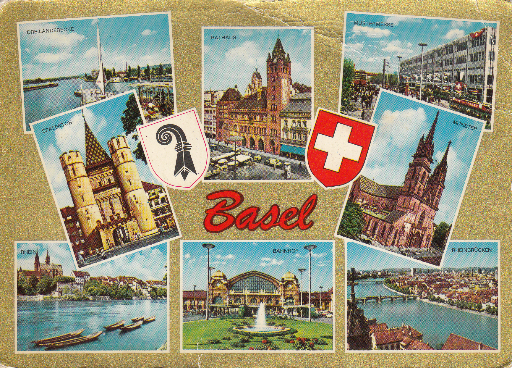 0.949- 37 Krüger Postcard Switzerland Basel