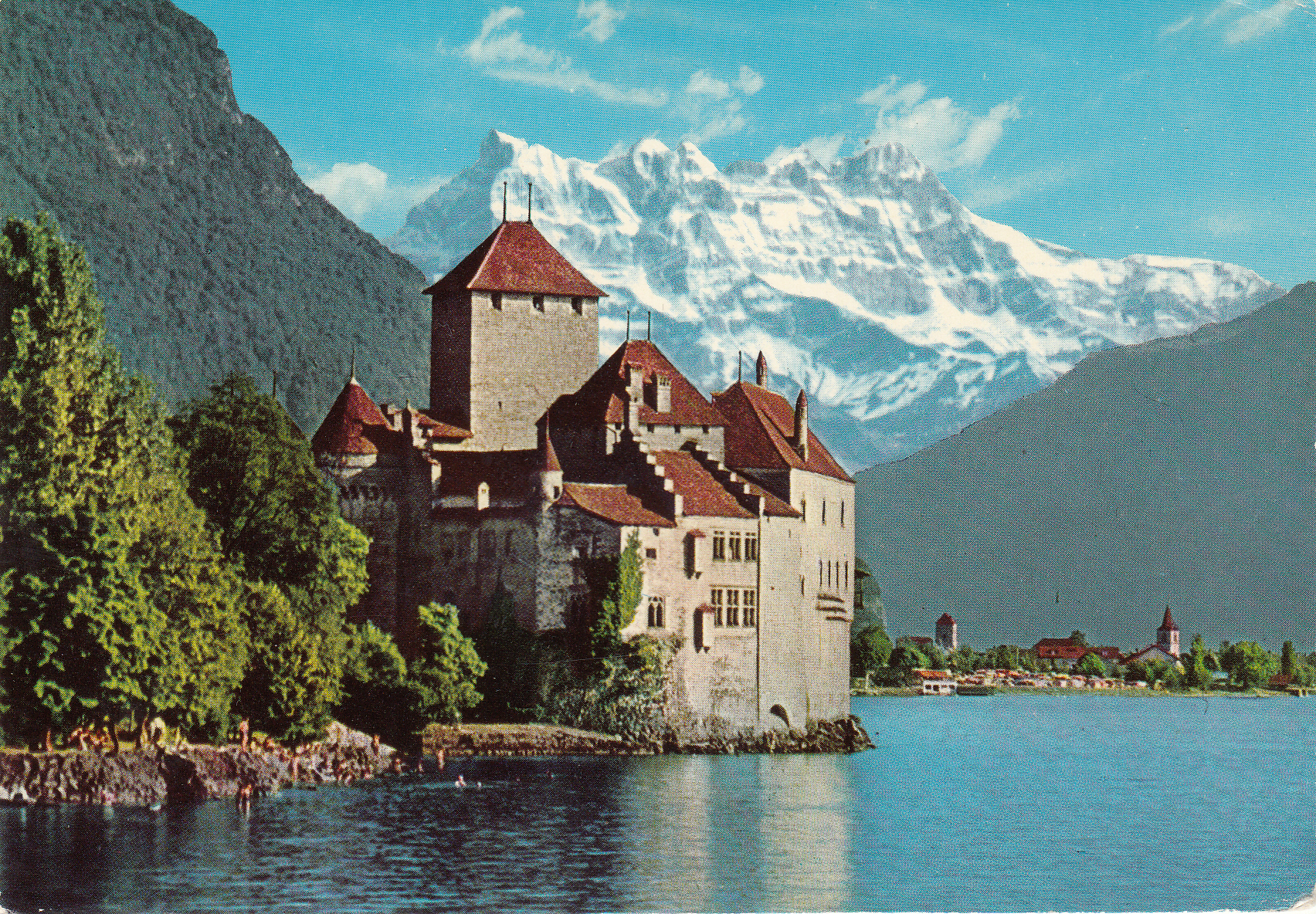 0.958- 15 Kruger Postcard Switzerland Montreux