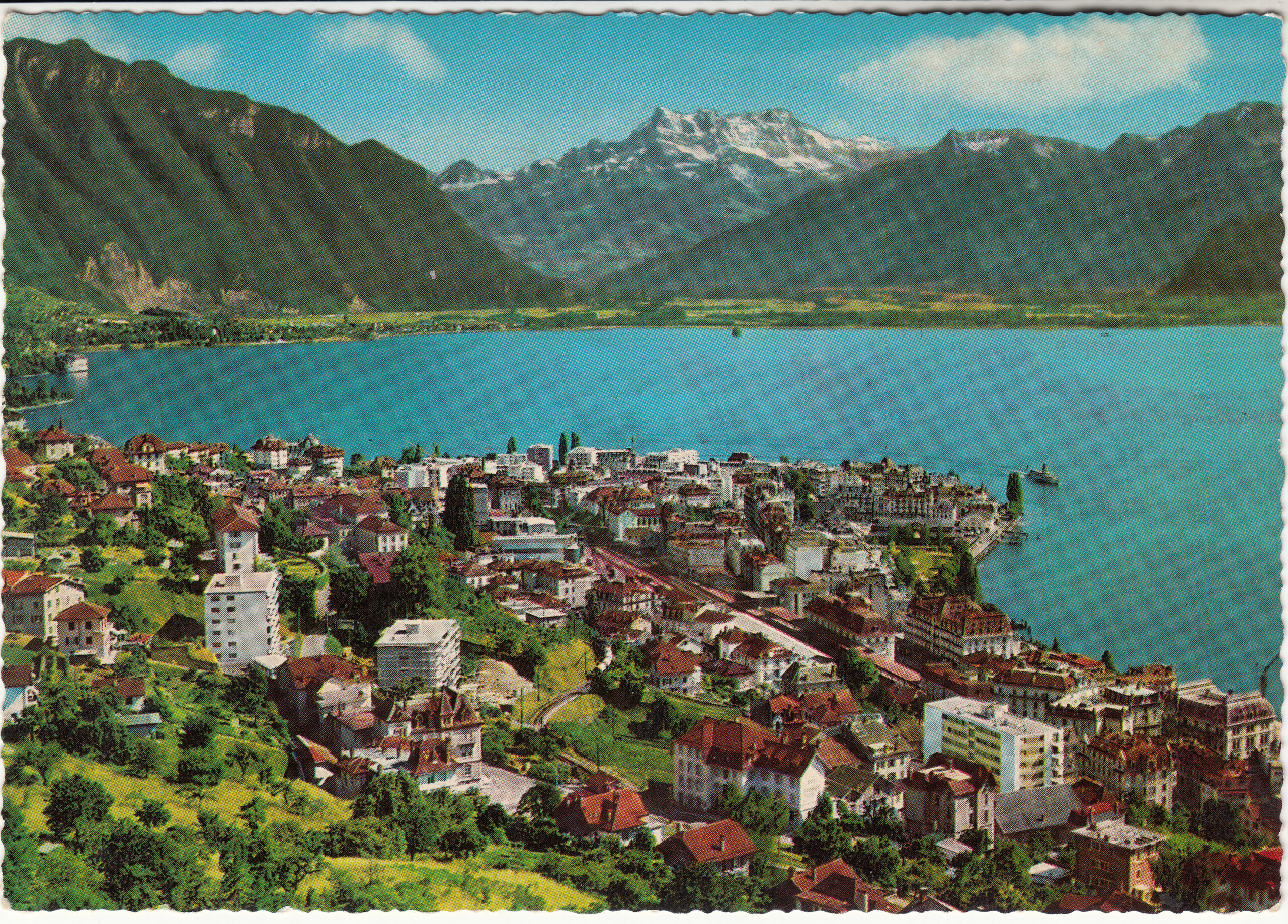 0.958- 24 Kruger Postcard Switzerland Montreux