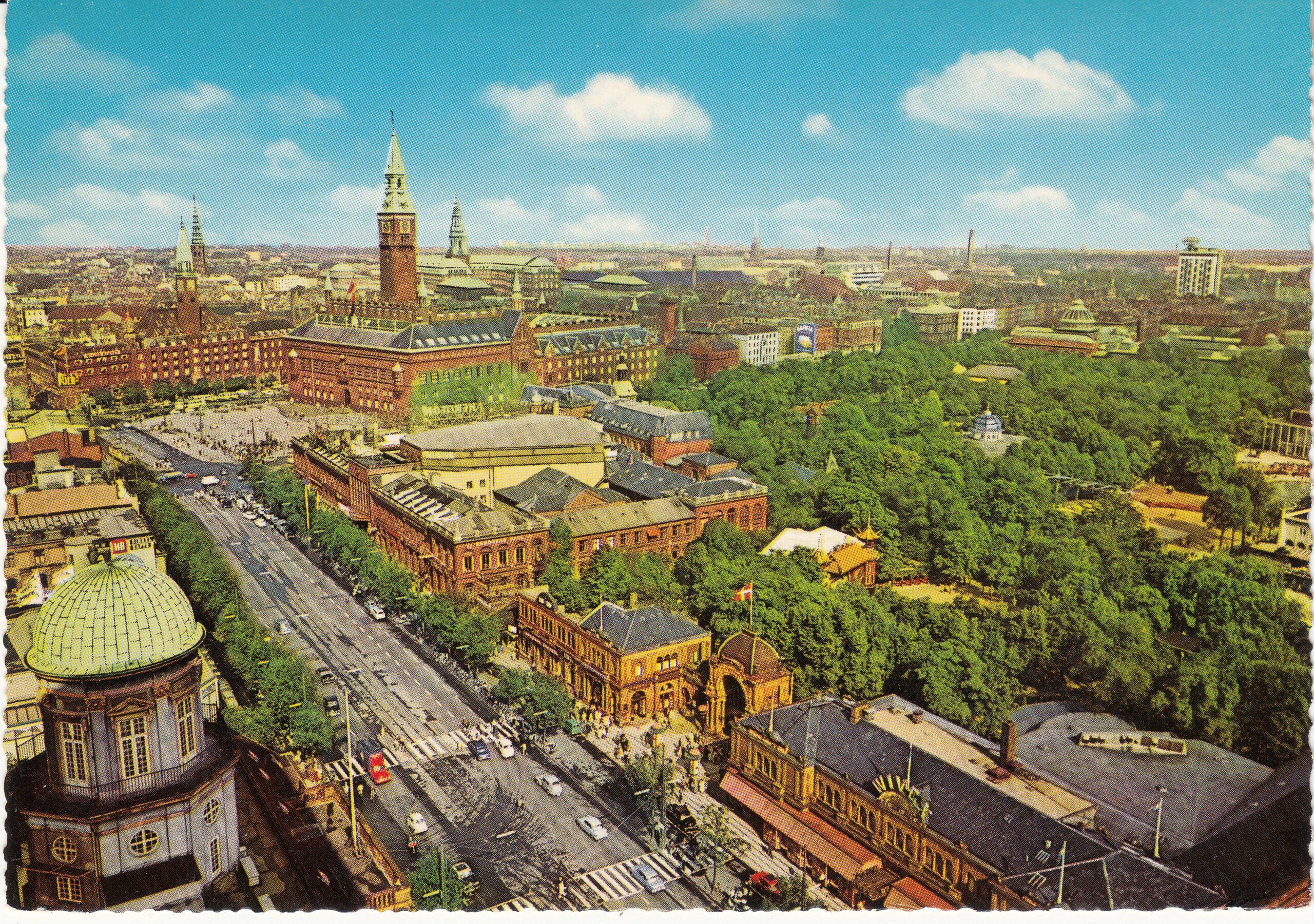 0.989- 2 Krüger Postcard Denmark Copenhagen