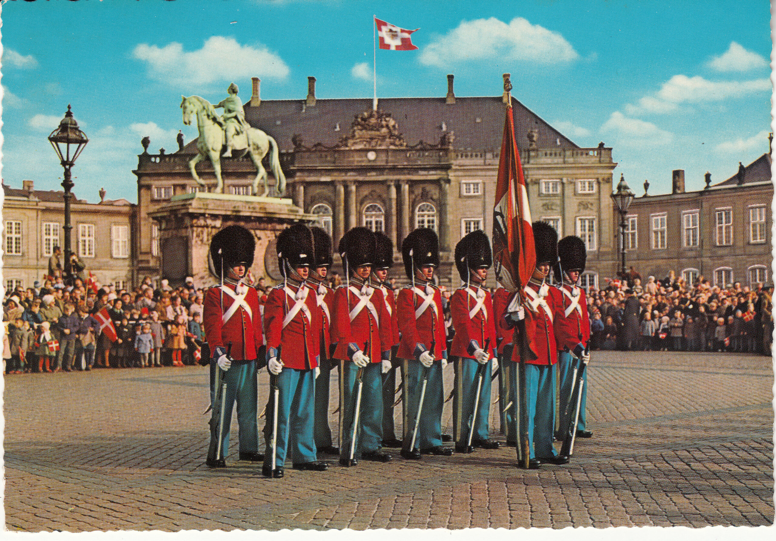 0.989- 21 Krüger Postcard Denmark Copenhagen