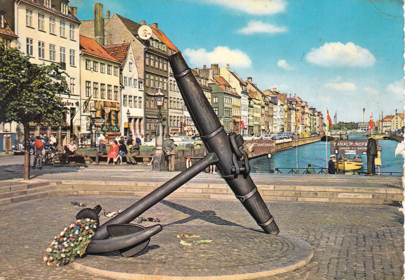 0.989- 9 Krüger Postcard Denmark Copenhagen