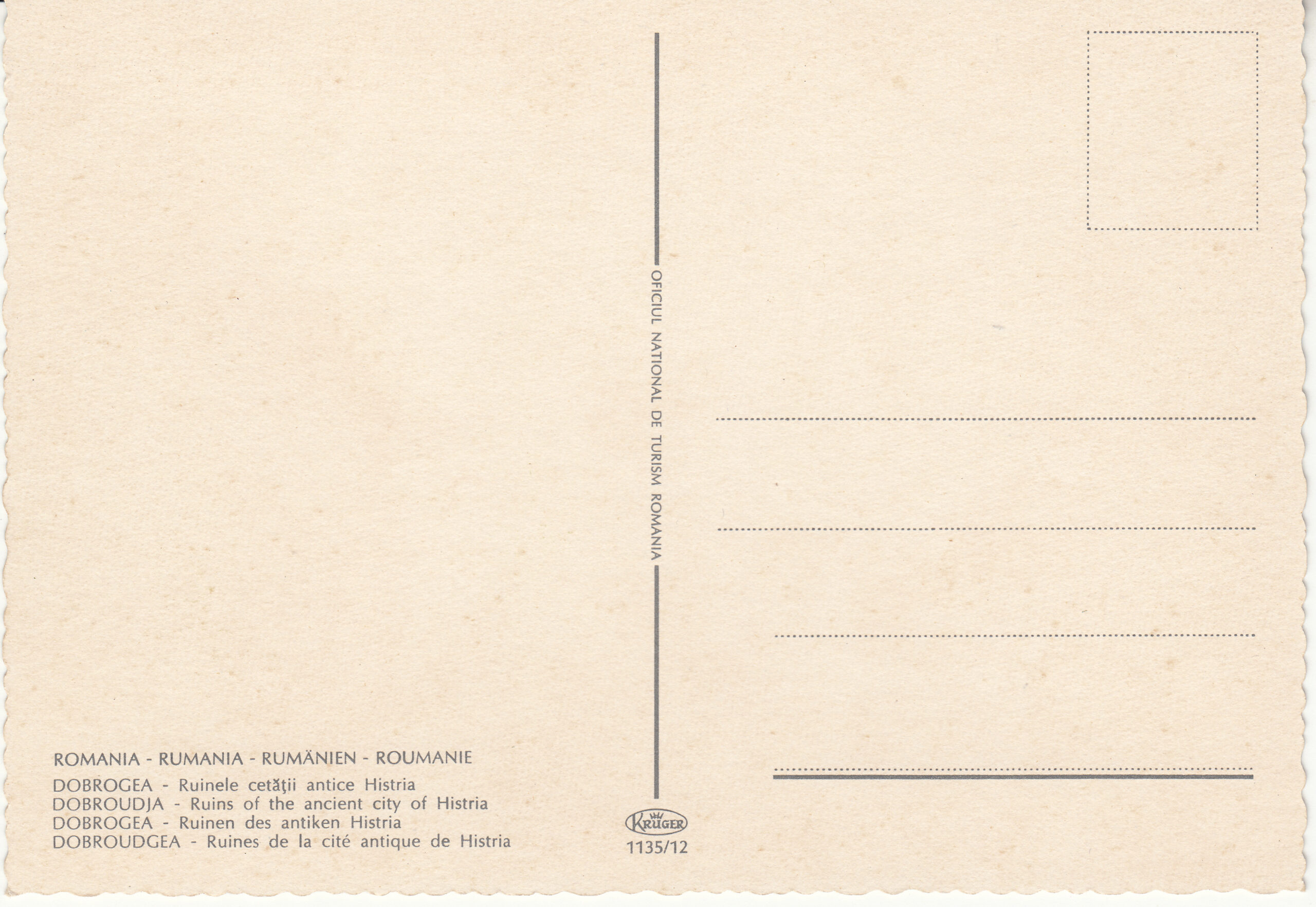 1.135-12 Krüger Postcard Romania Histria_0001