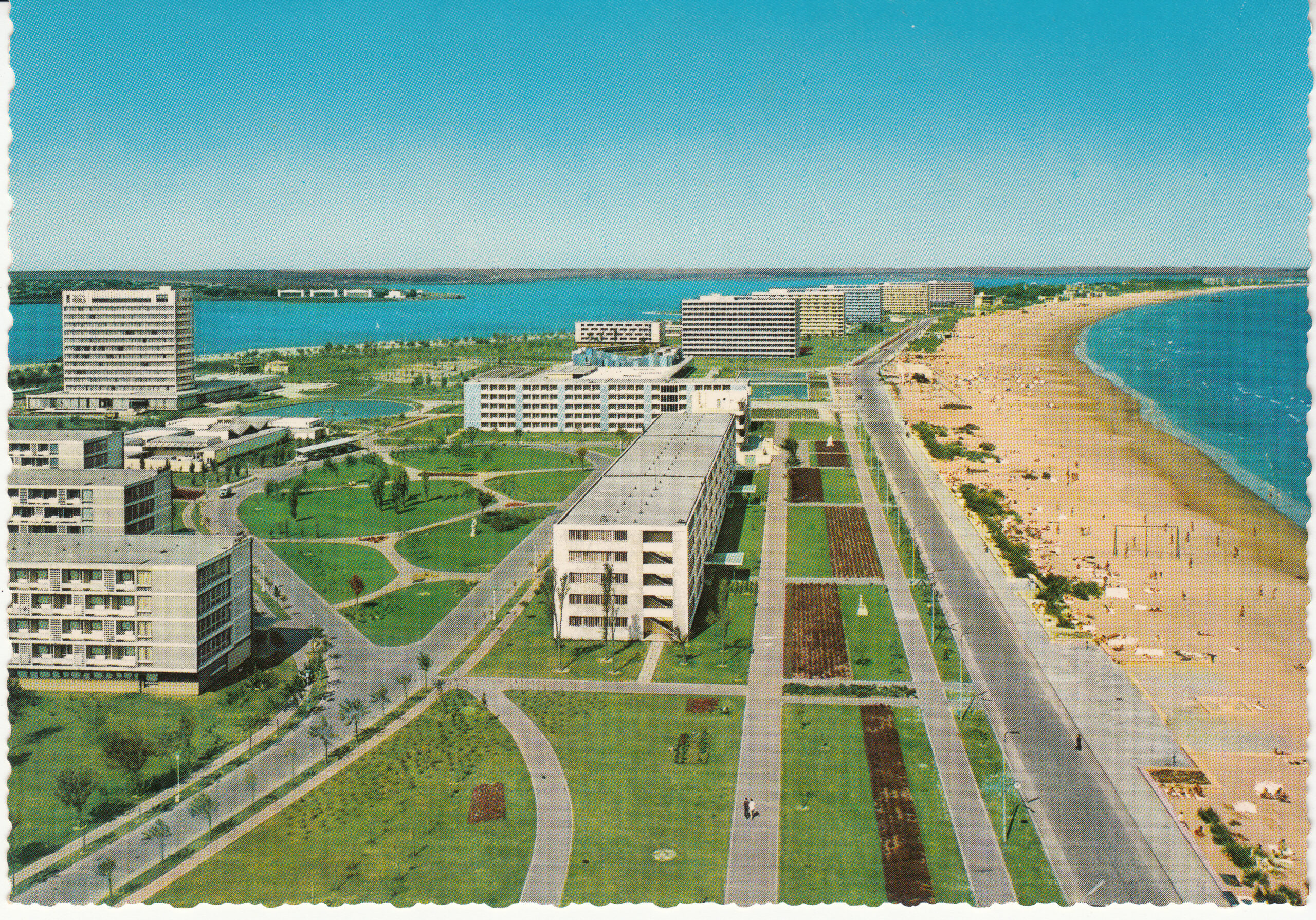 1.135- 2 Krüger Postcard Romania Mamaia