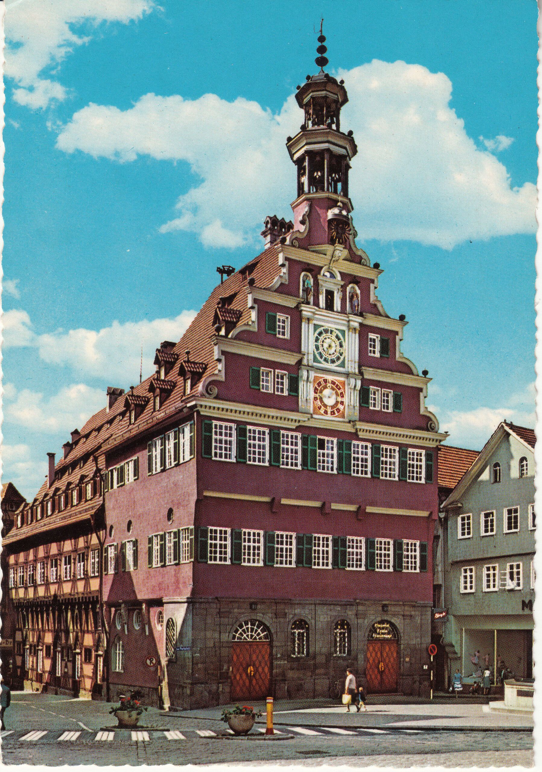 0.717- 3 Krüger Postcard Germany Esslingen