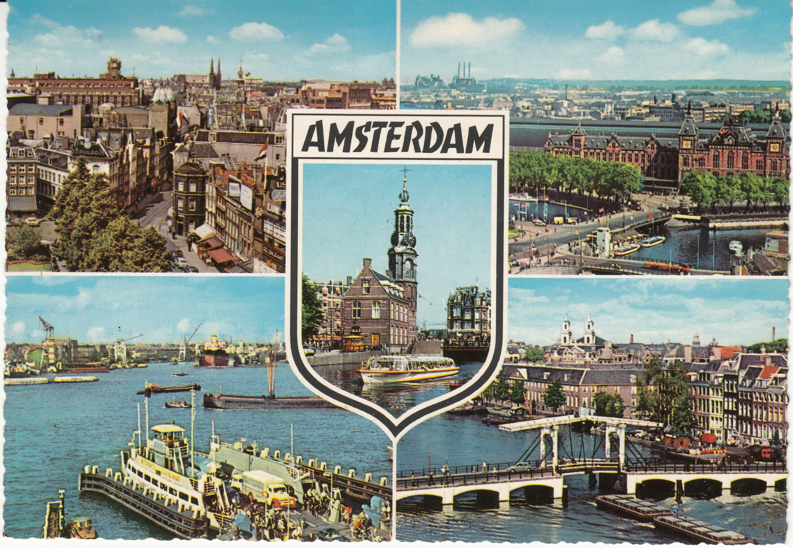 0.935- 74 Krüger Postcard Netherlands-Holland Amsterdam