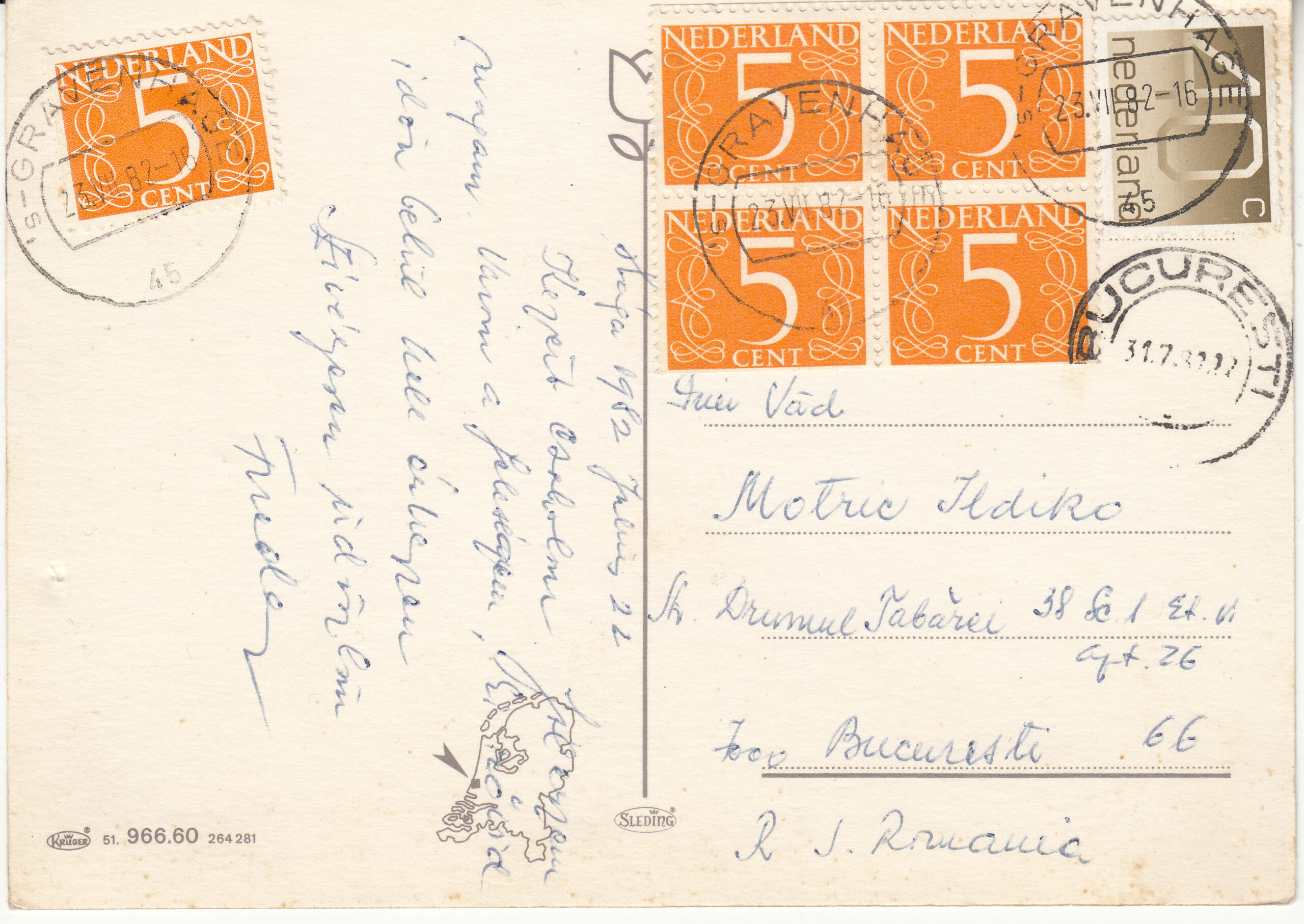 0.966- 60.51 Krüger Postcard Netherlands-Holland Hague_0001