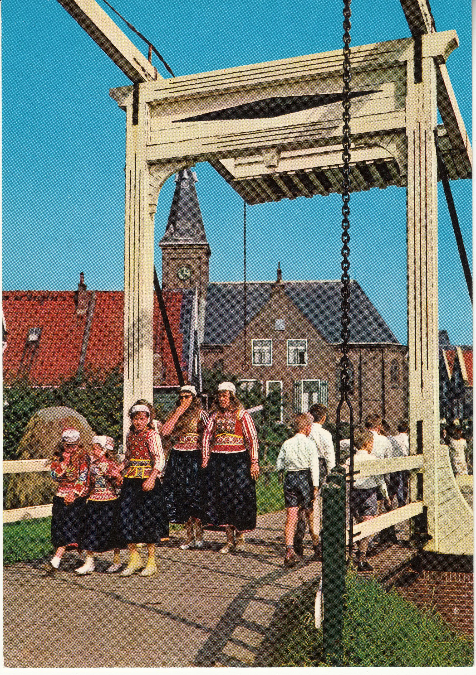 0.968-103 Krüger Postcard Netherlands-Holland Marken
