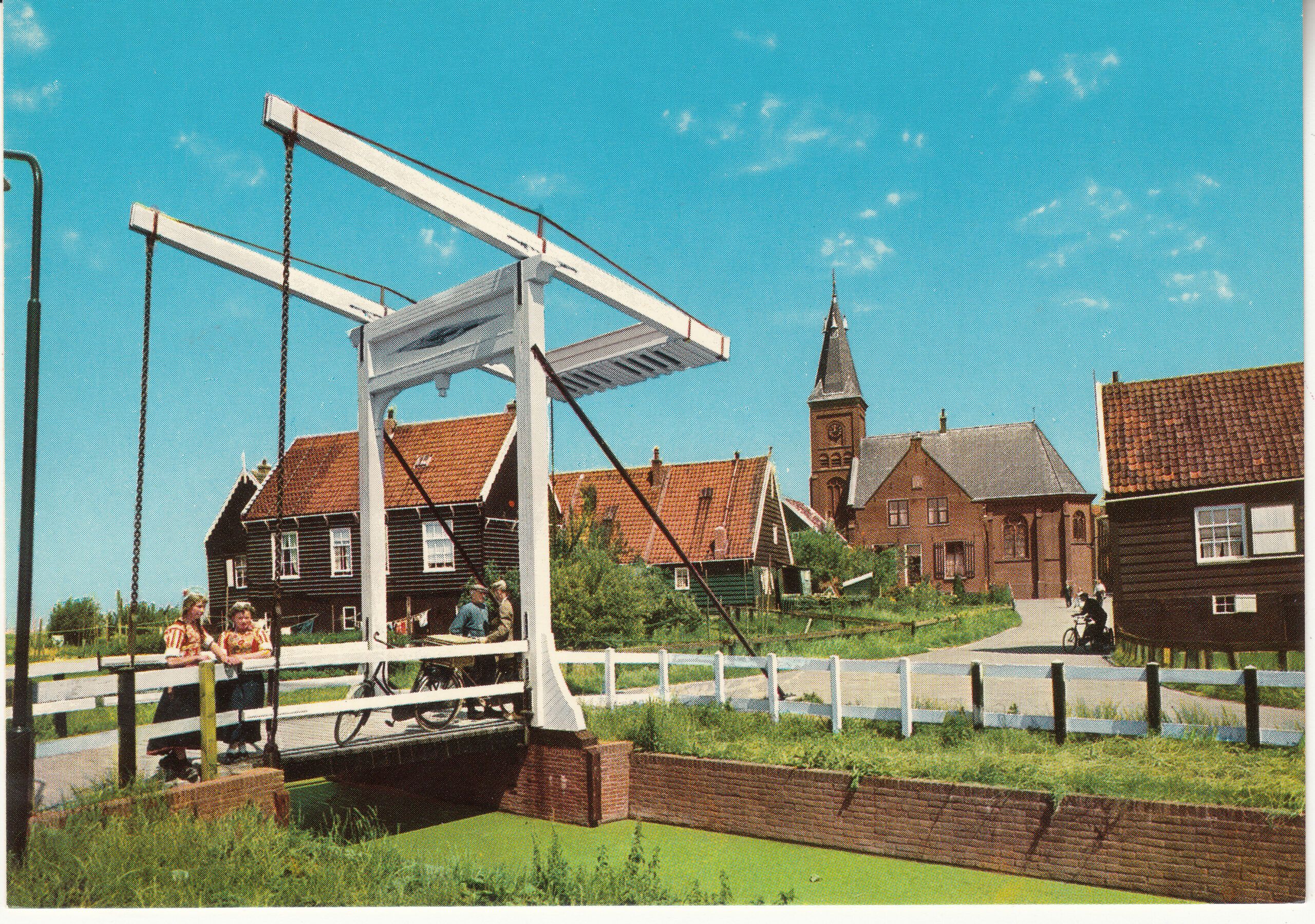 0.968- 4 Krüger Postcard Netherlands-Holland Marken