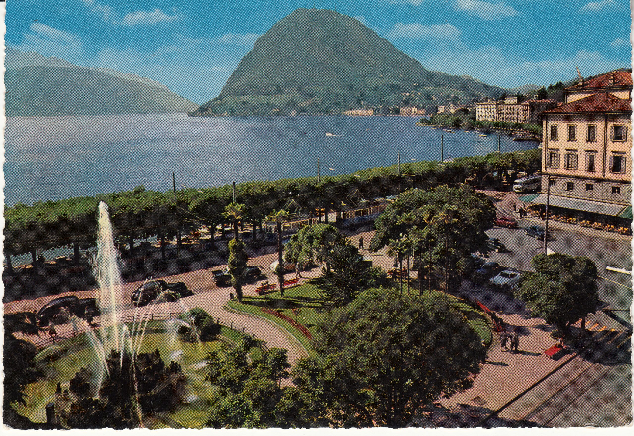 0.945- 8 Krüger Postcard Switzerland Lugano