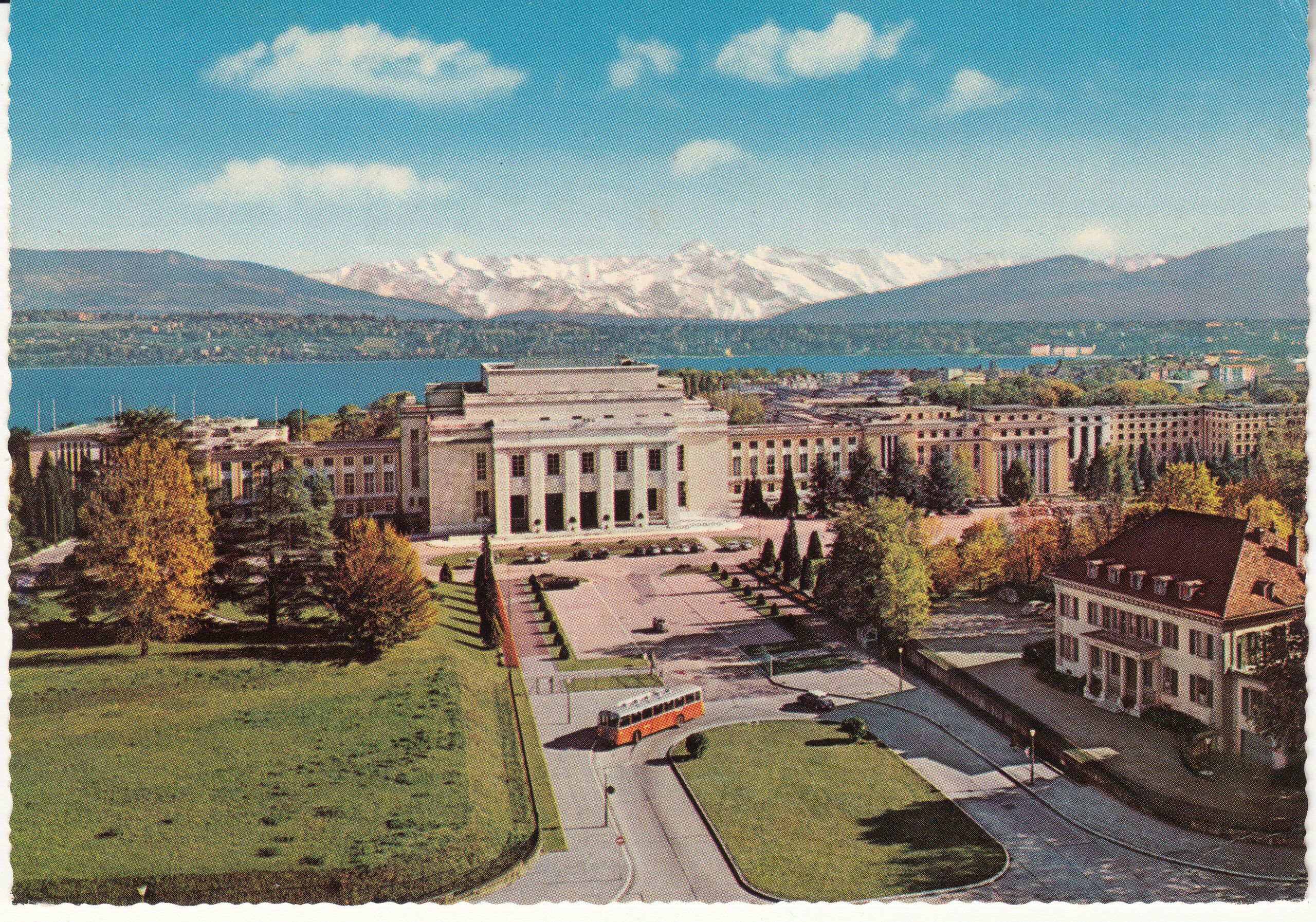 0.947- 13 Krüger Postcard Switzerland Geneva
