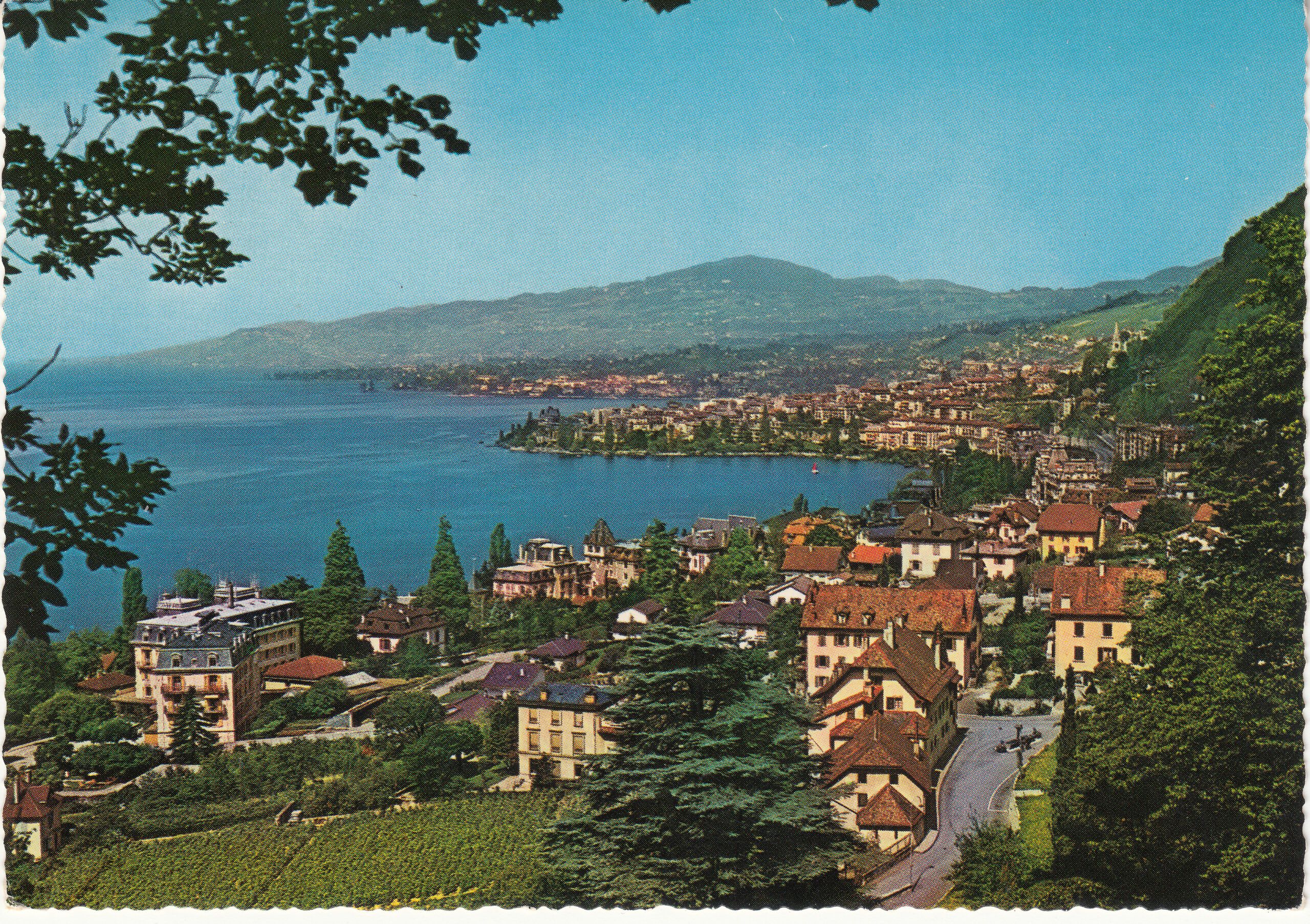 0.958- 4 Kruger Postcard Switzerland Montreux Territet