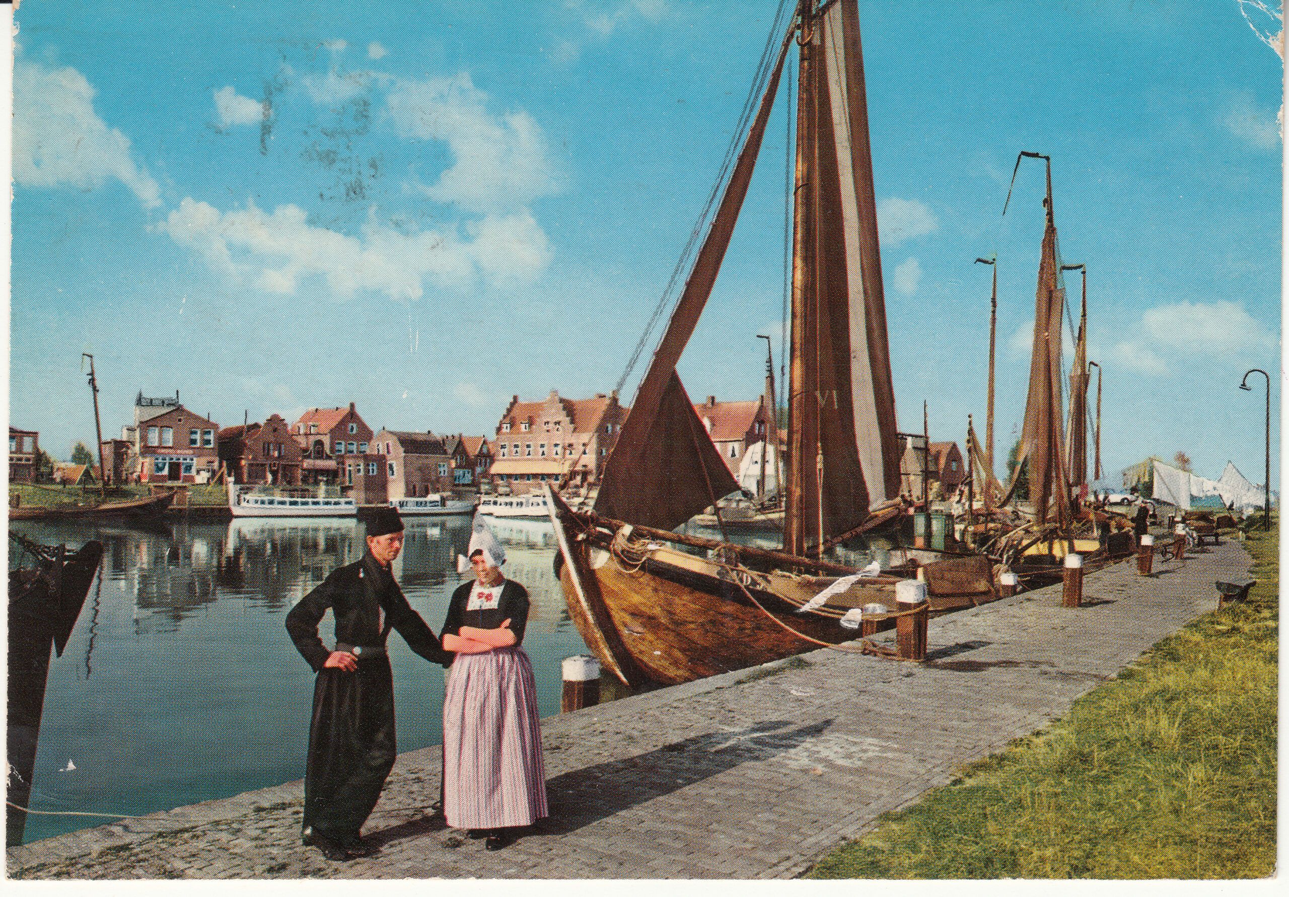 0.968- 8 Krüger Postcard Netherlands-Holland Volendam