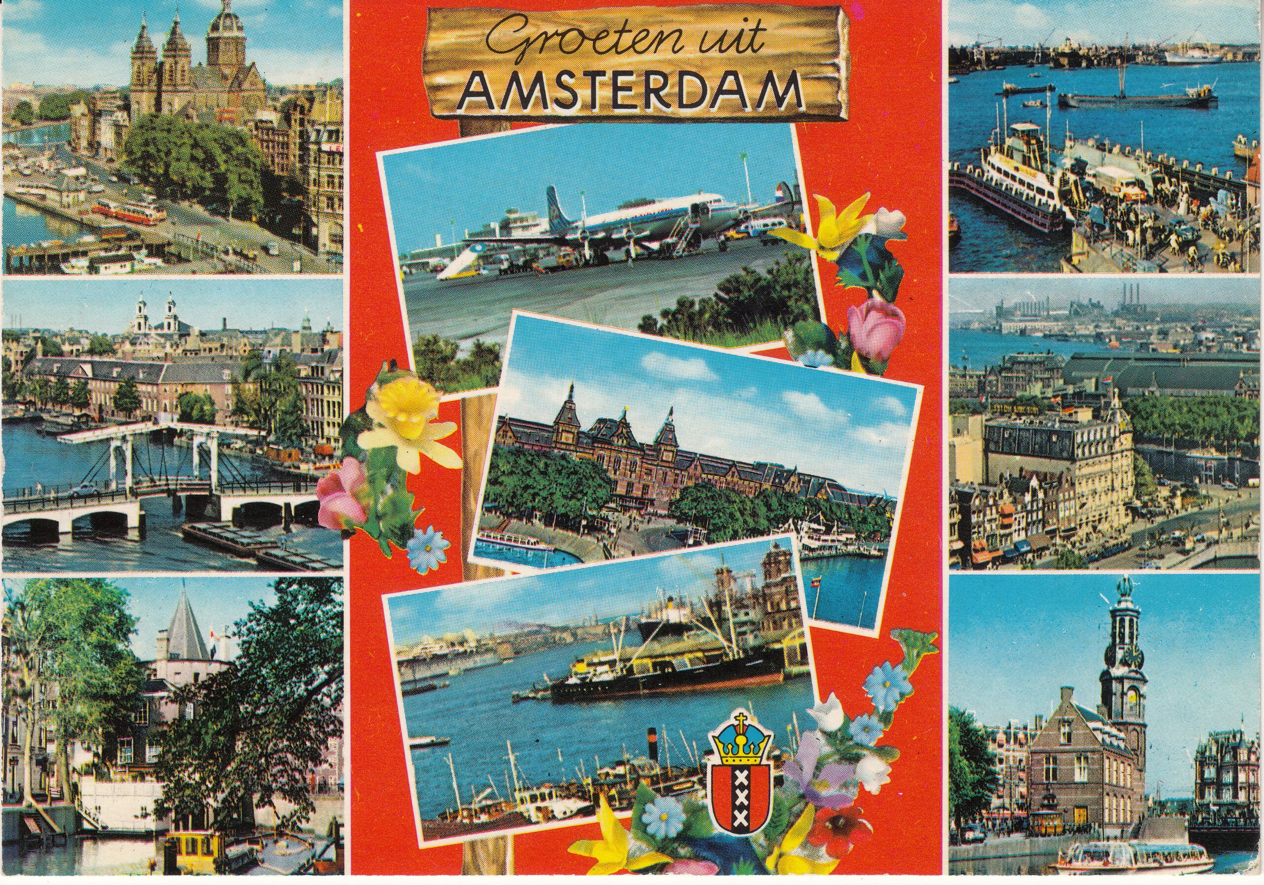 0.935-132.51 Krüger Postcard Netherlands-Holland Amsterdam