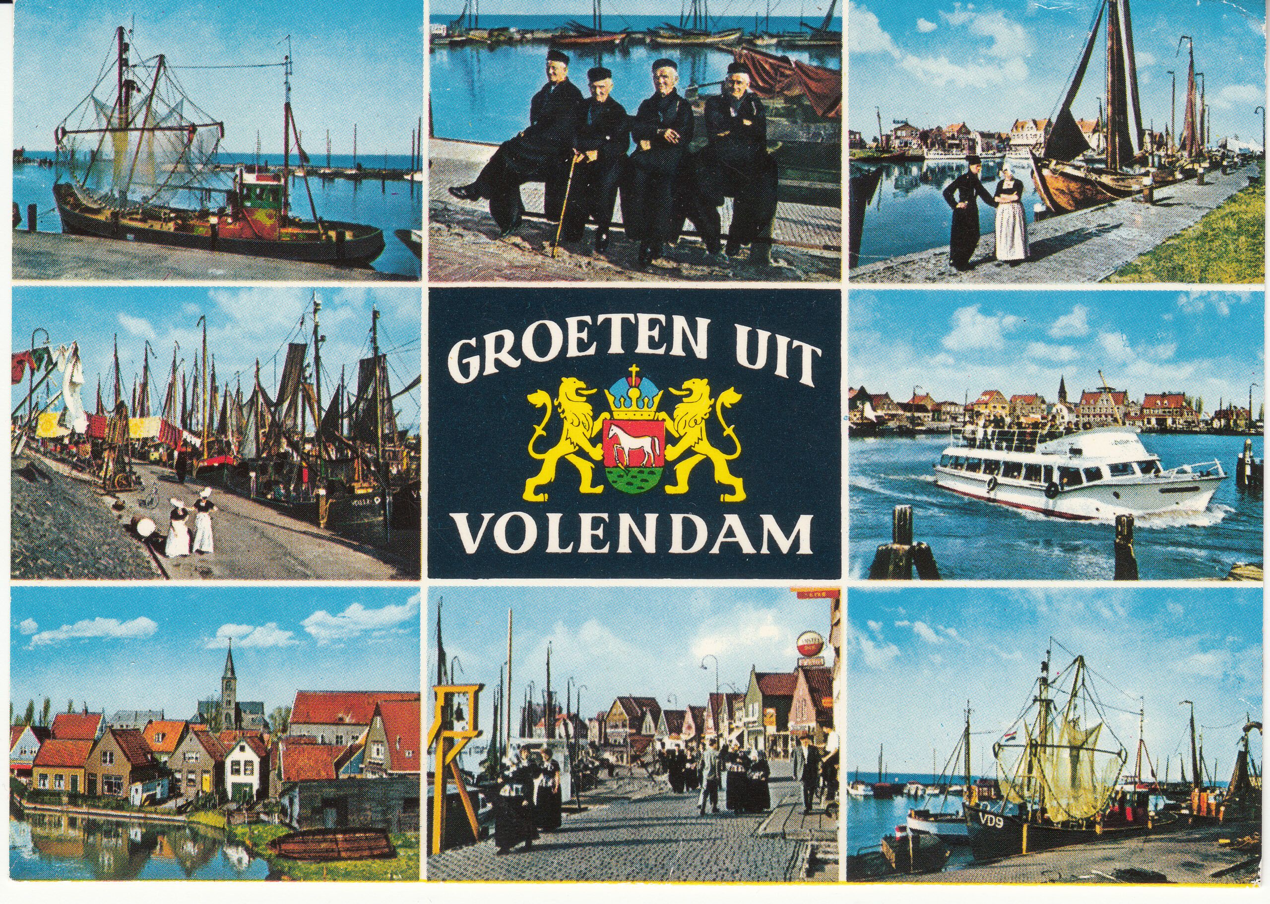 0.968- 32.51 Krüger Postcard Netherlands-Holland Volendam