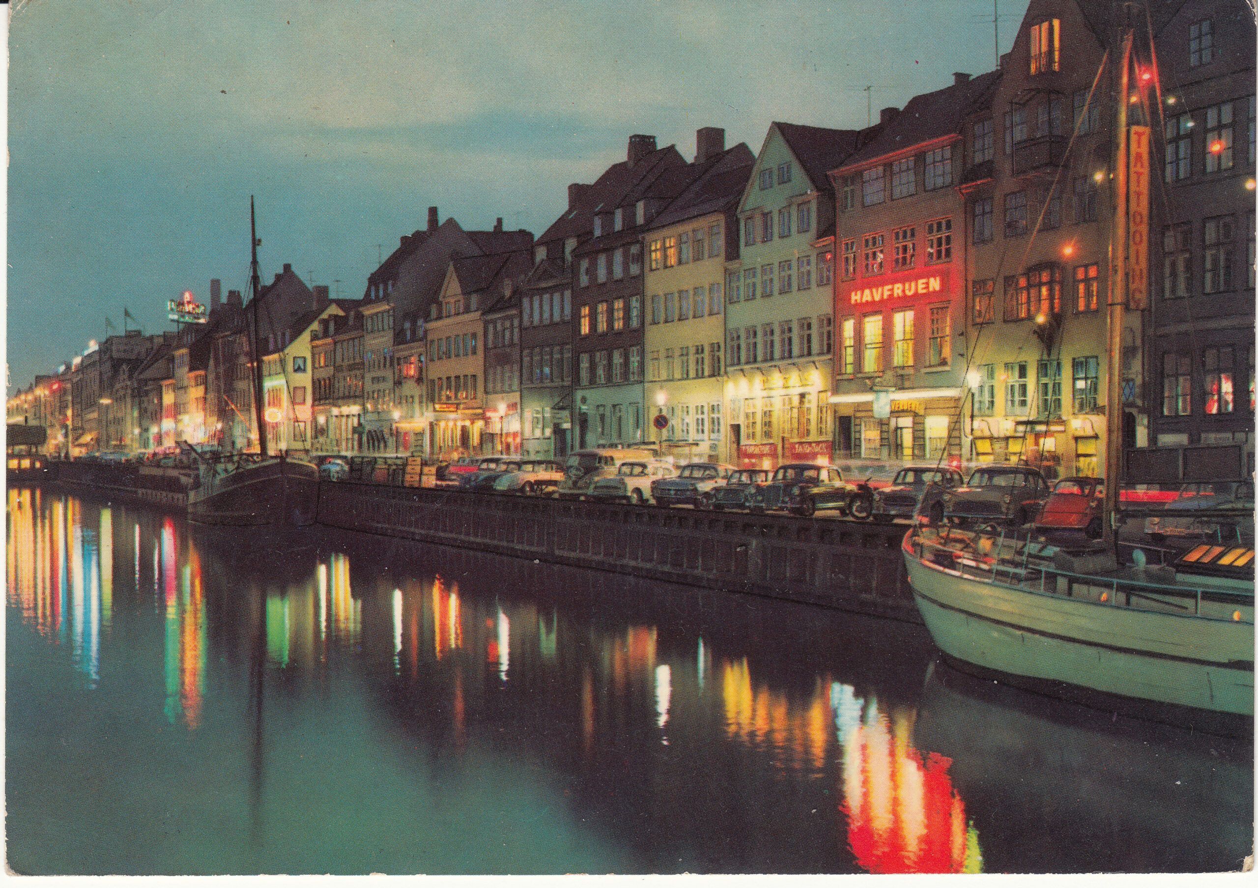0.989- 38 Krüger Postcard Denmark Copenhagen