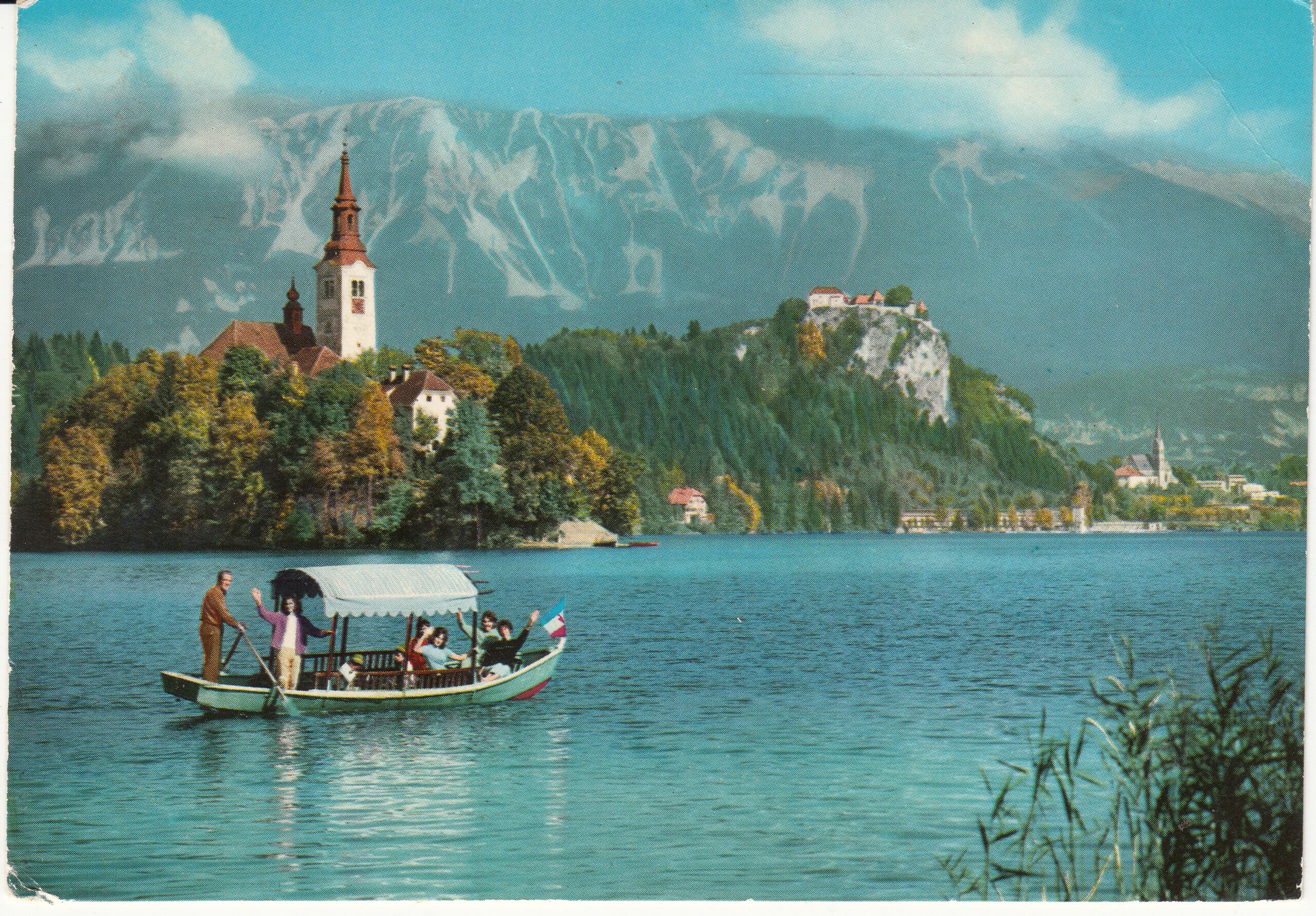 1.014- 1 Krüger Postcard Croatia Bled