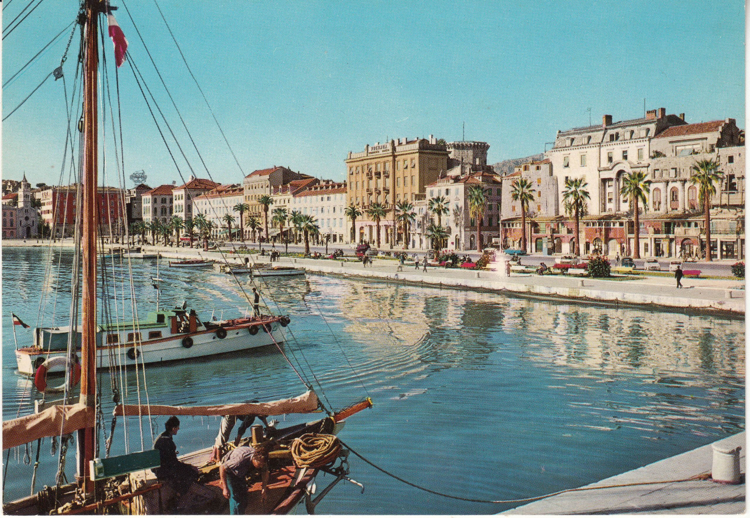 1.021C- 3 Krüger Postcard Croatia Split