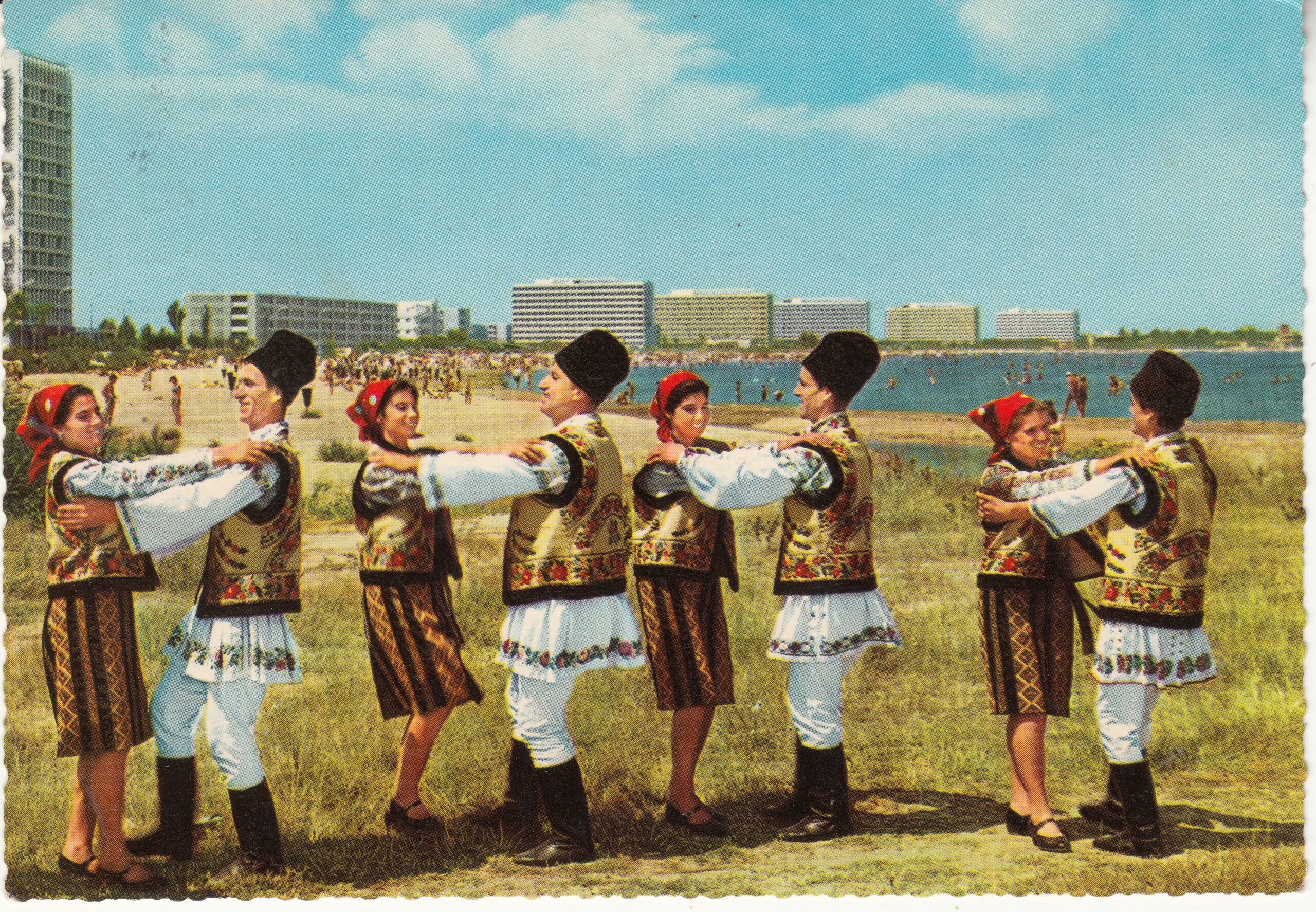 1.368- 10 Krüger Postcard Romania Folk costume