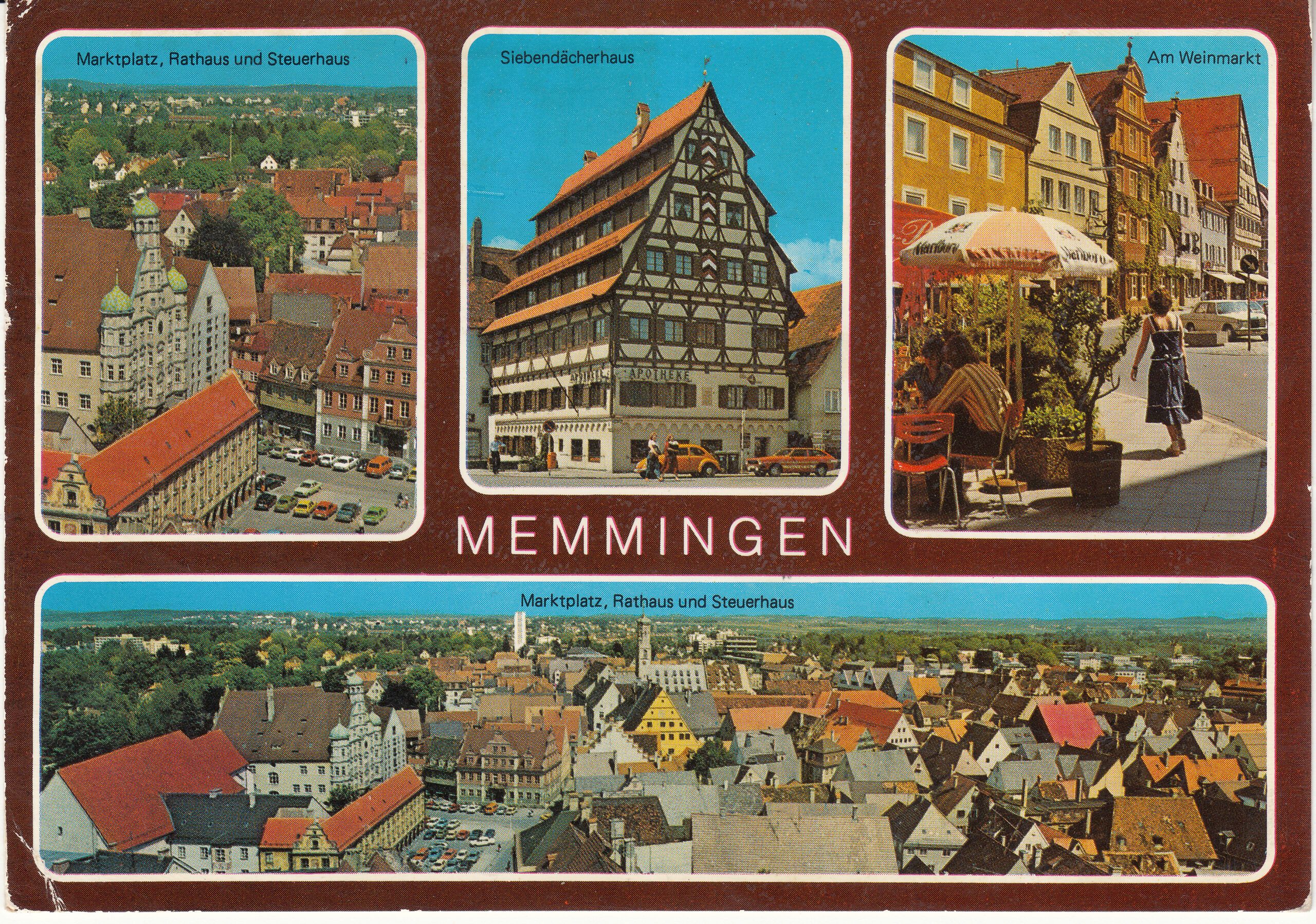 1.444-114.31 Krüger Postcard Germany Memmingen