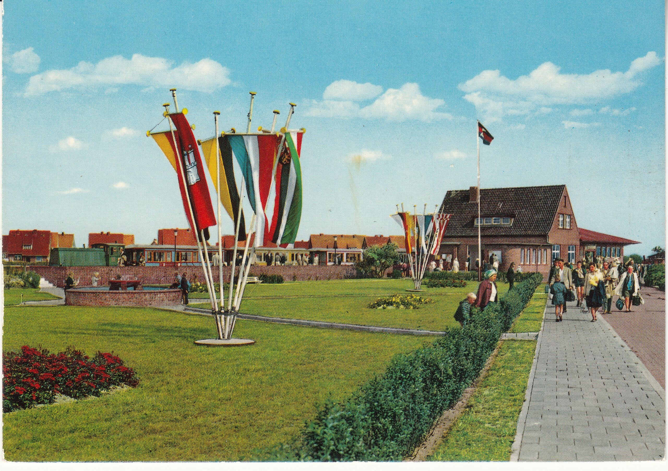 1.453- 2 Krüger Postcard Germany Langeoog
