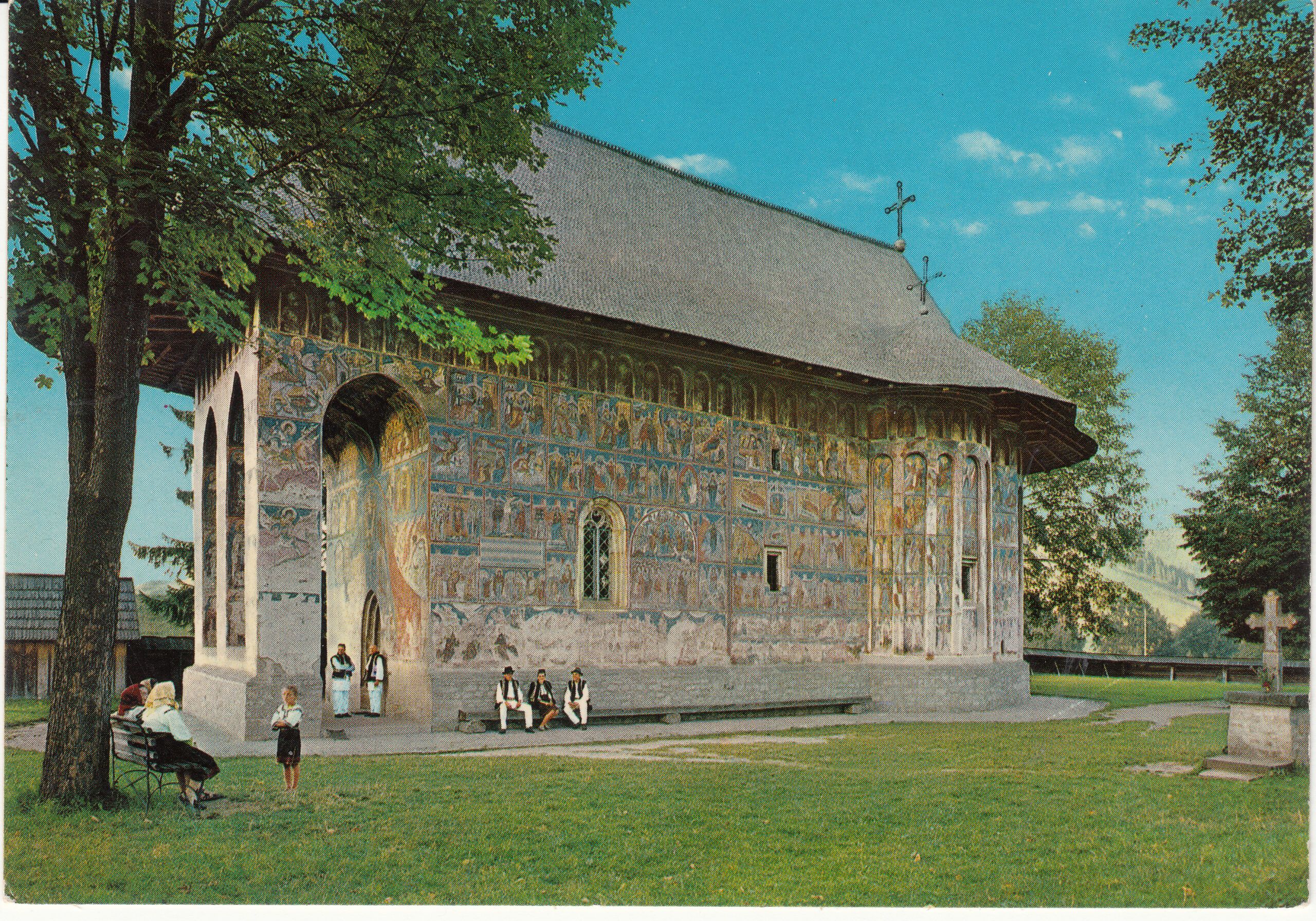 1.591- 1 Krüger Postcard Romania Manastirea Humor ET