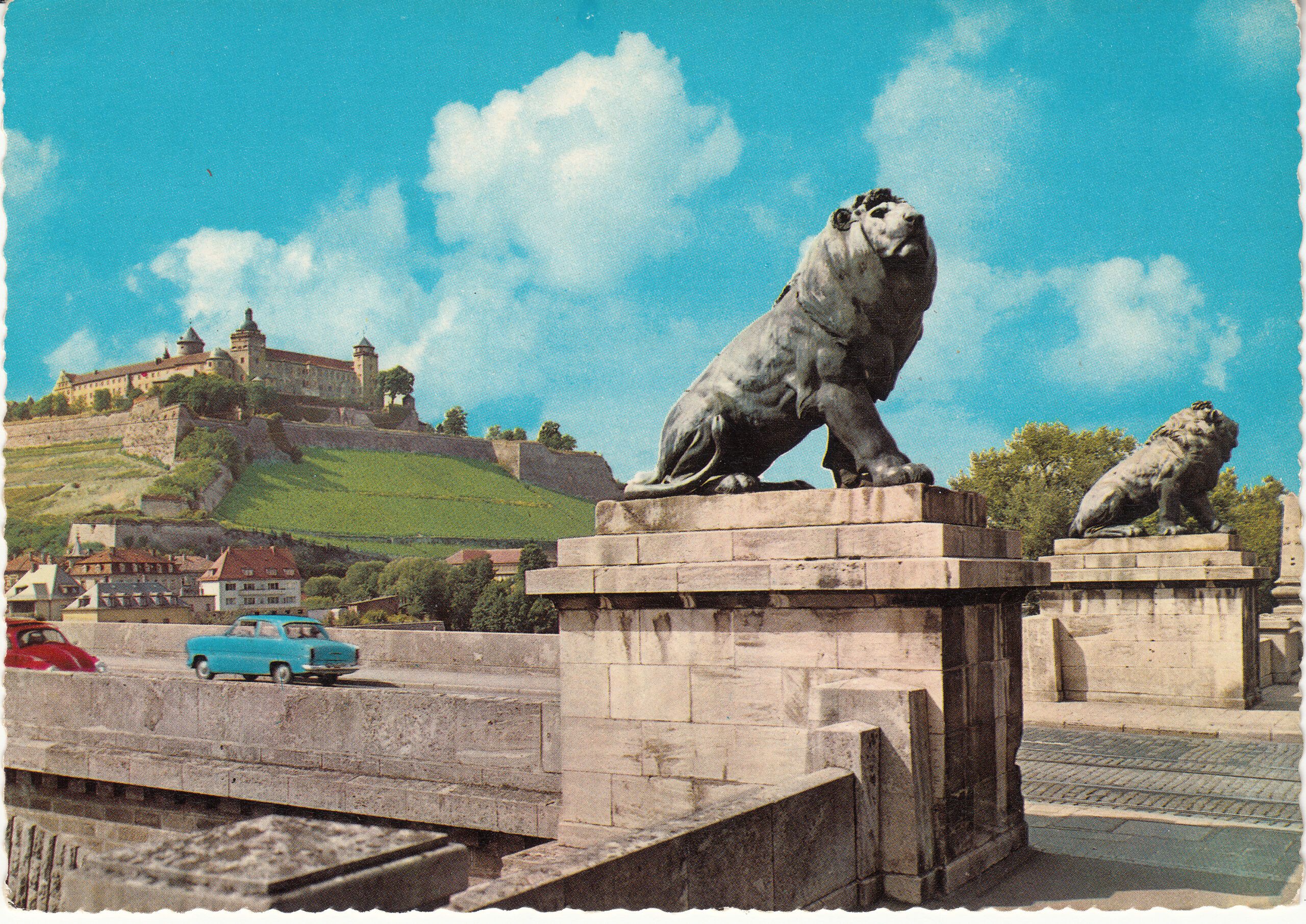 0.711- 11 Krüger Postcard Germany Würzburg
