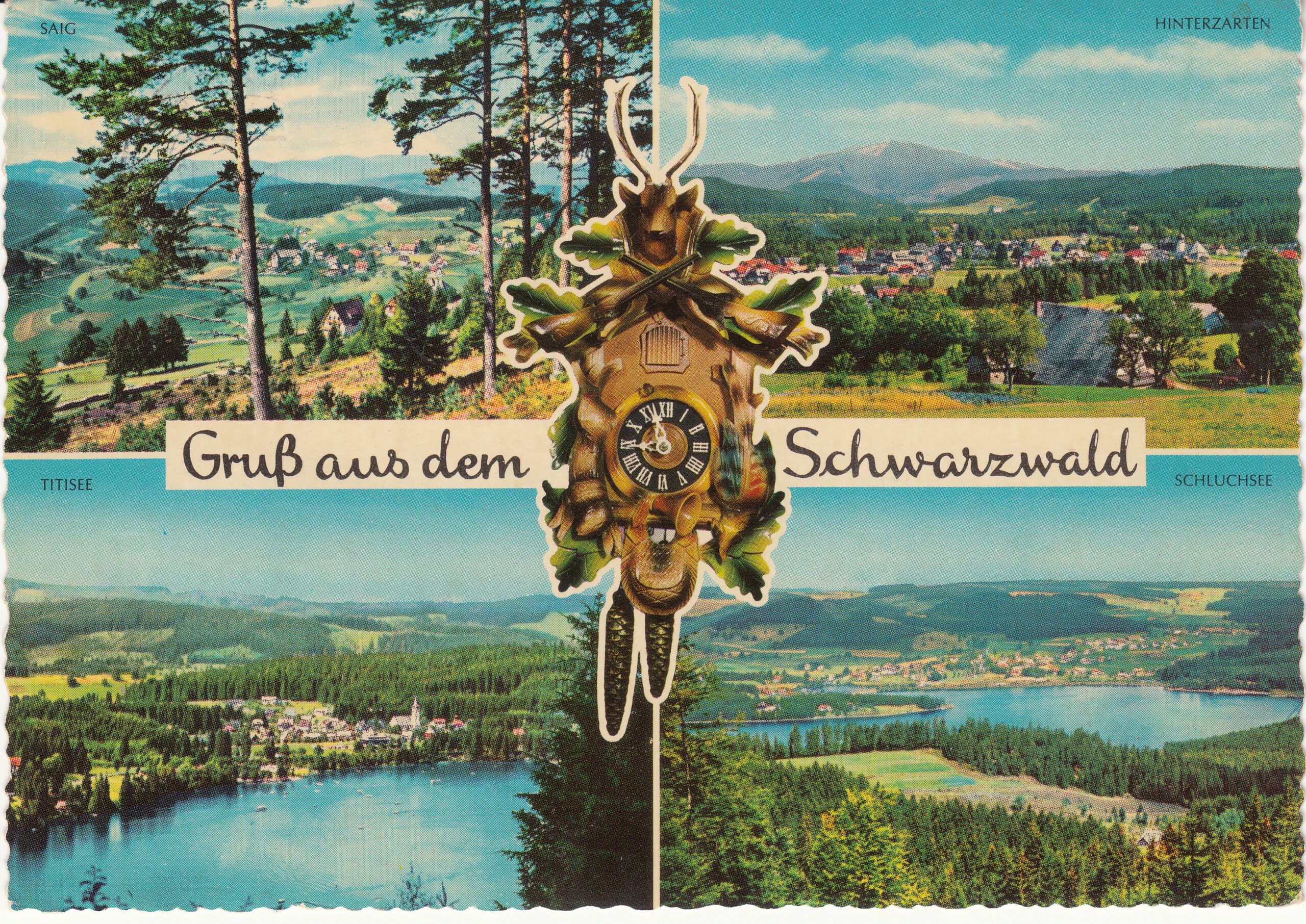 0.731- 12 Krüger Postcard Germany Schwarzwald