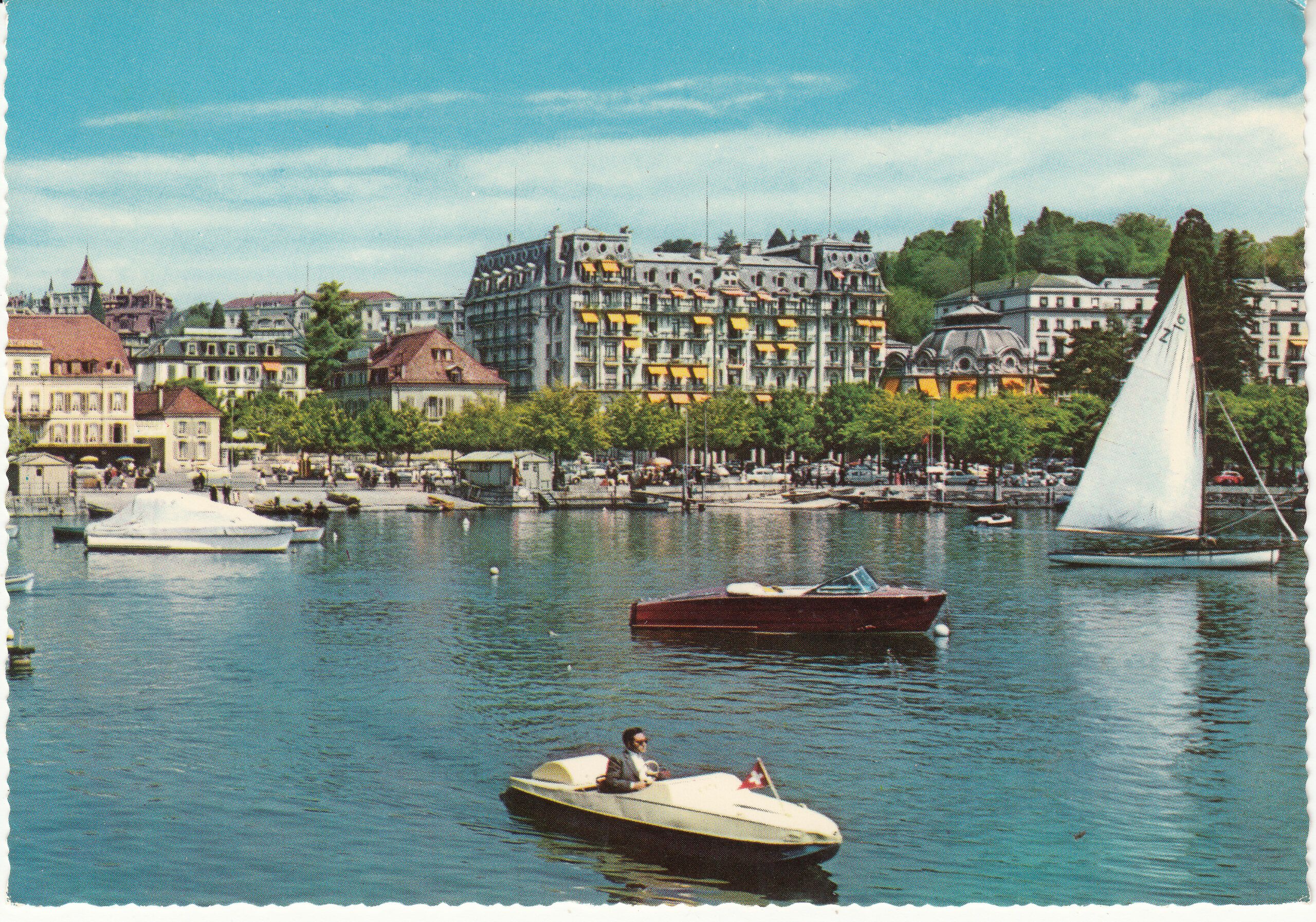 0.944S- 18 Krüger Postcard Switzerland Lausanne