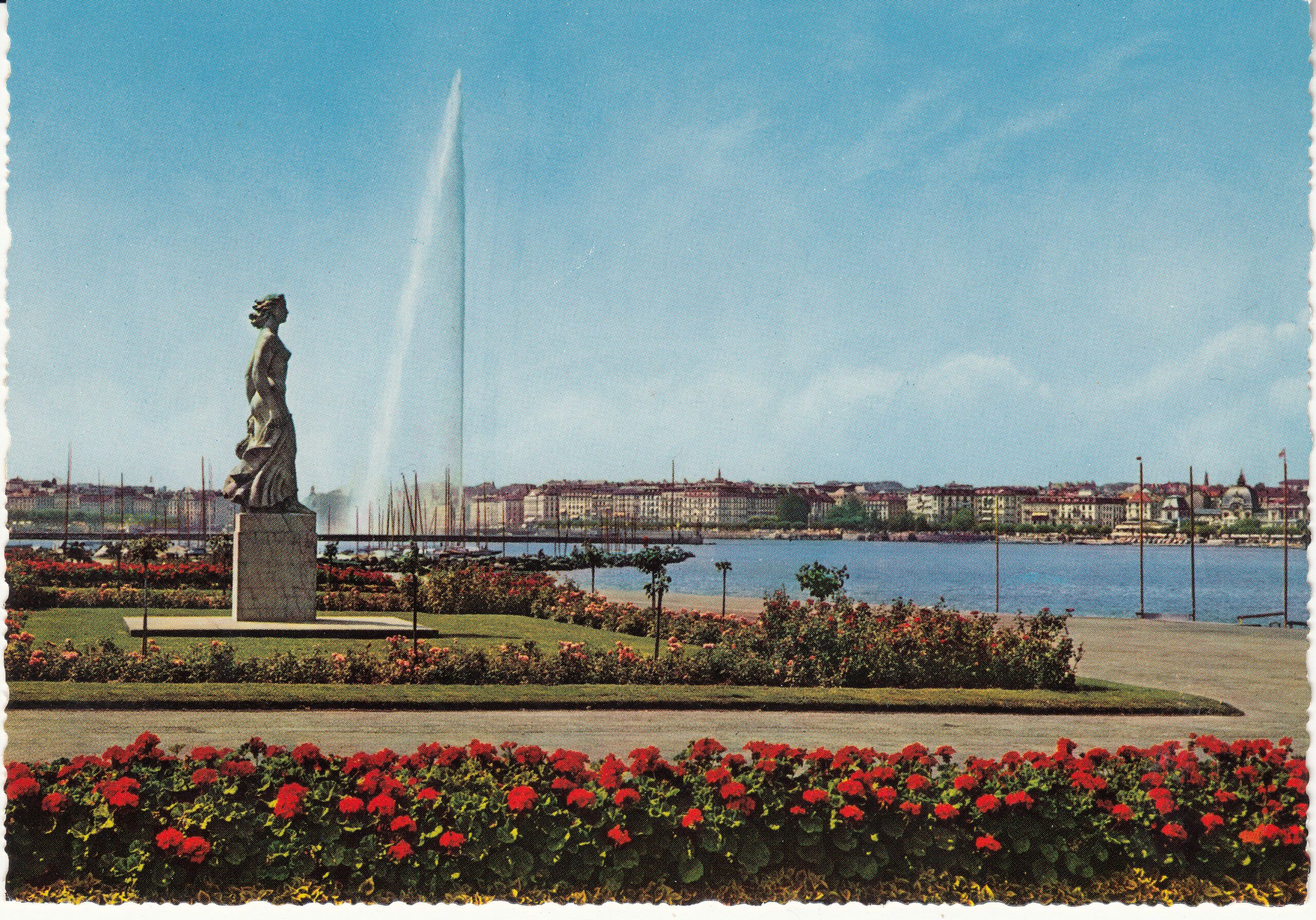 0.947- 5 Kruger Postcard Switzerland Geneva