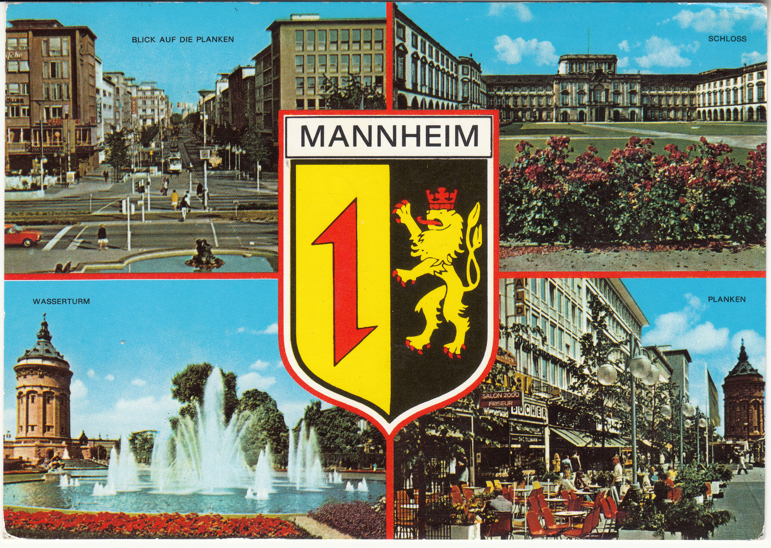 0.956- 49.31 Krüger Postcard Germany Mannheim