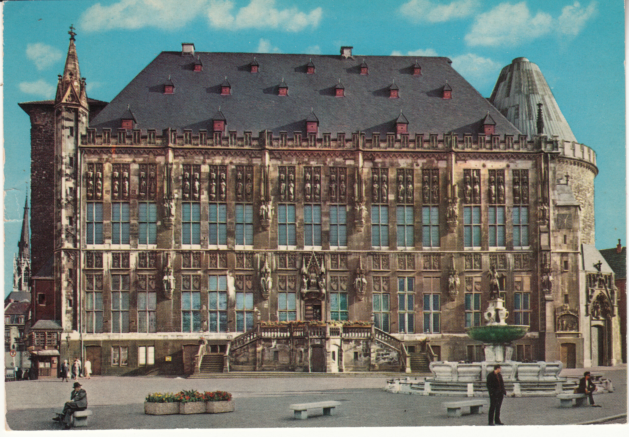 0.972- 30 Krüger Postcard Germany Aachen