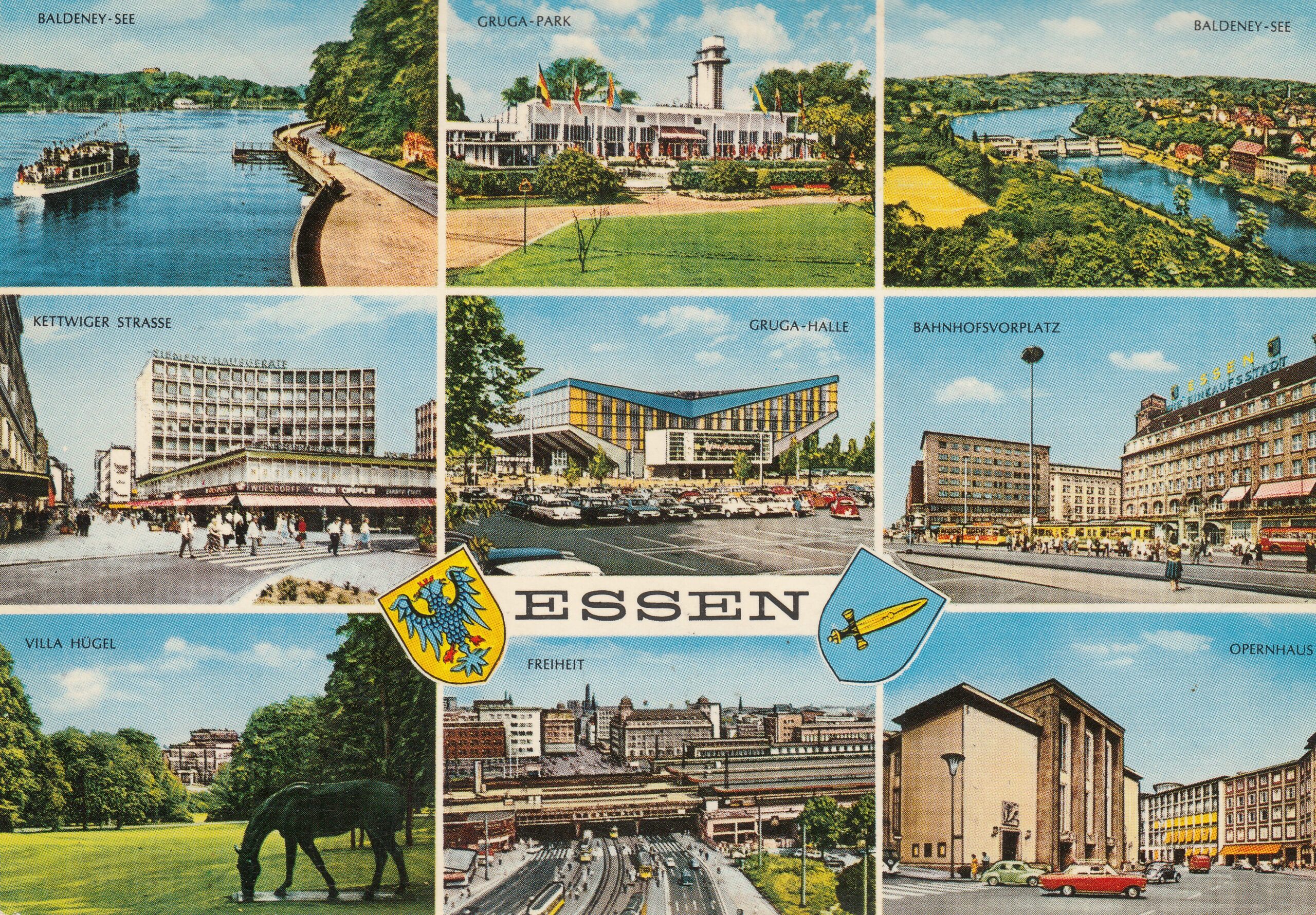 0.977- 35 Krüger Postcard Germany Essen