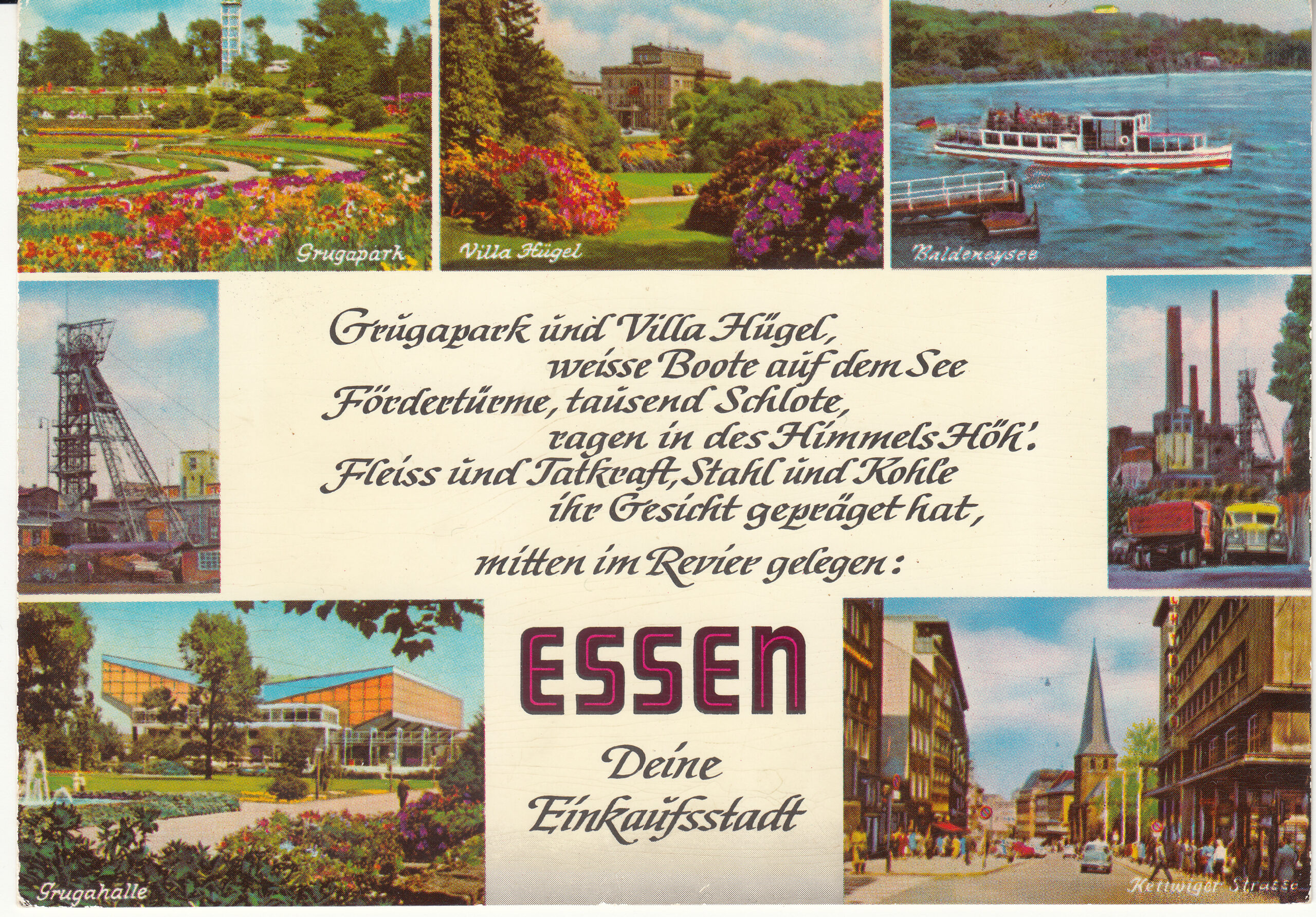 0.977- 42.31 Krüger Postcard Germany Essen