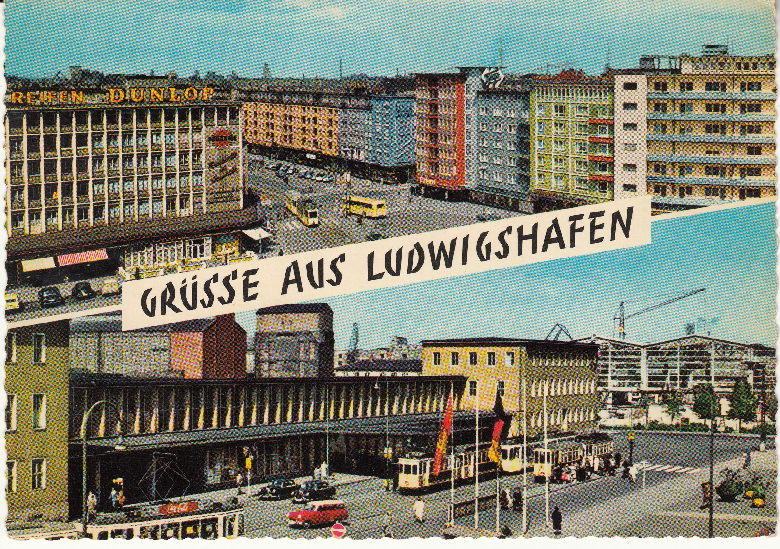 0.978- 1 Krüger Postcard Germany Ludwigshafen